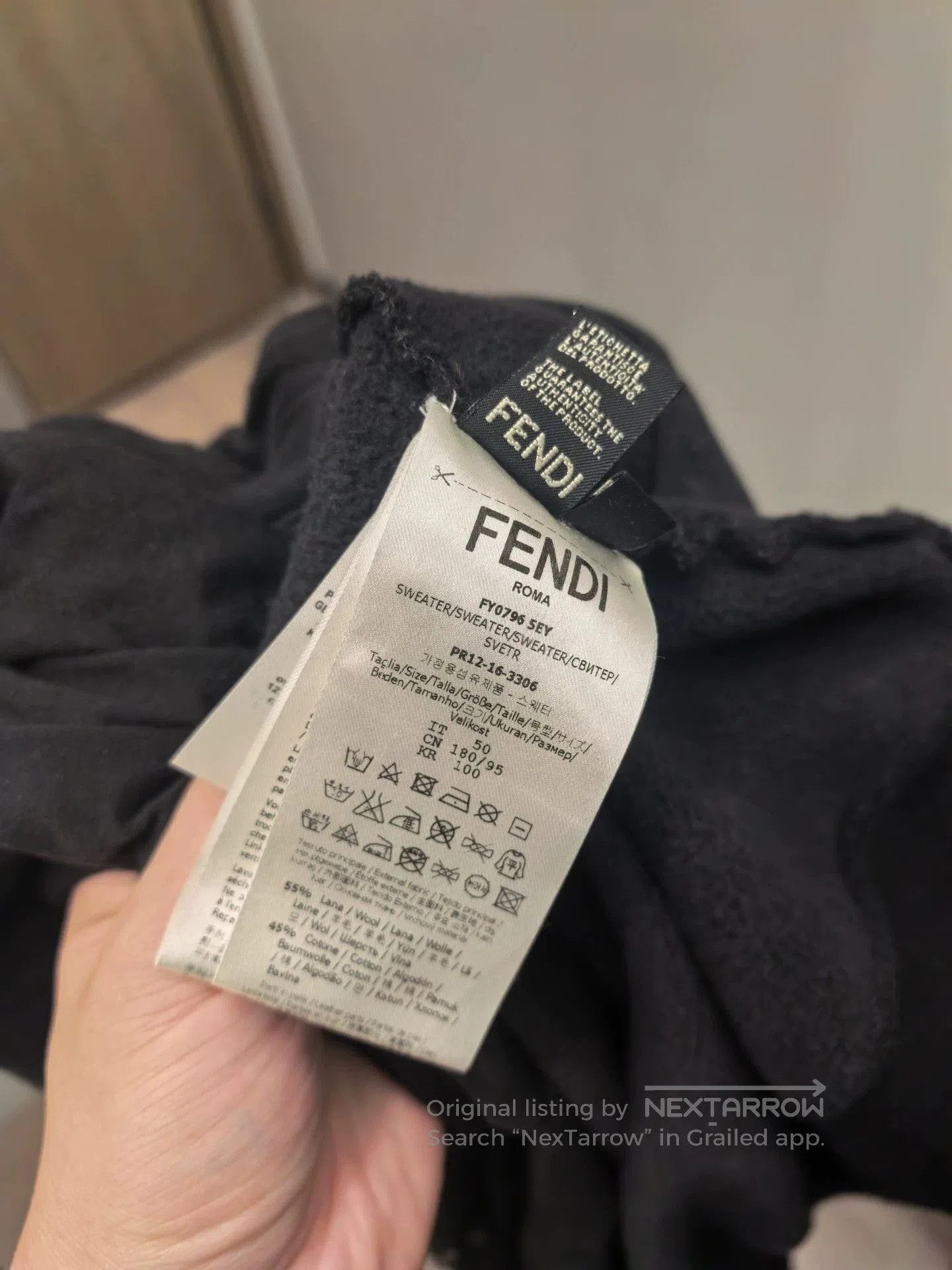 Fendi fendi zip-up hoodie with cartoon eyes. Size US L / EU 52-54 / 3 - 5 Thumbnail