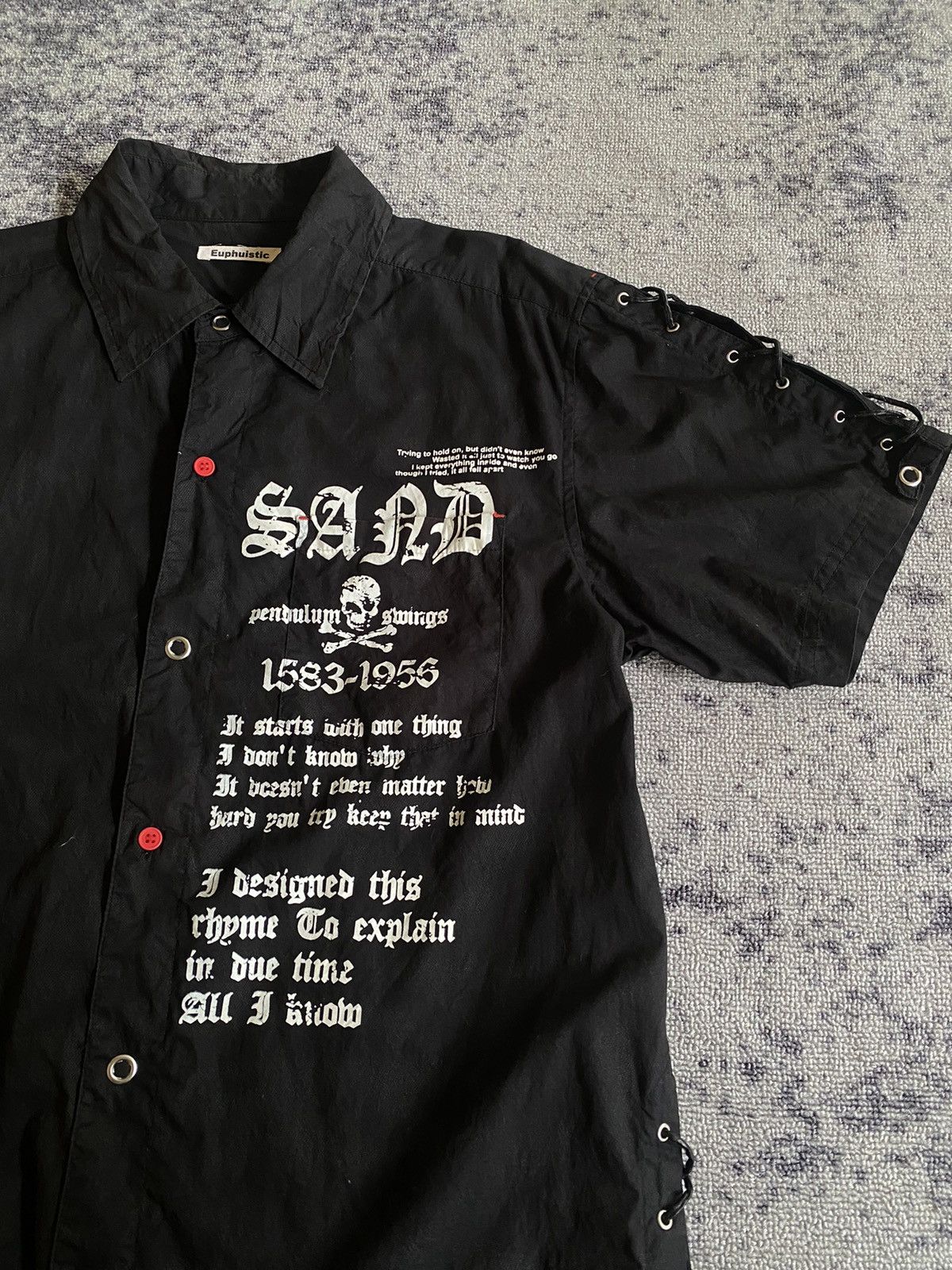 Hysteric Glamour Y2k Euphuistic laced skull ifsixwasnine Shirt Size US L / EU 52-54 / 3 - 2 Thumbnail