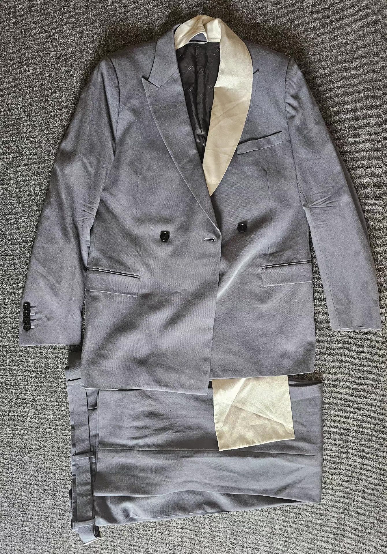 Dior Dior Men's Runway Haze Blue Ribbon Suit Set, Q4 Size 50R - 2 Thumbnail