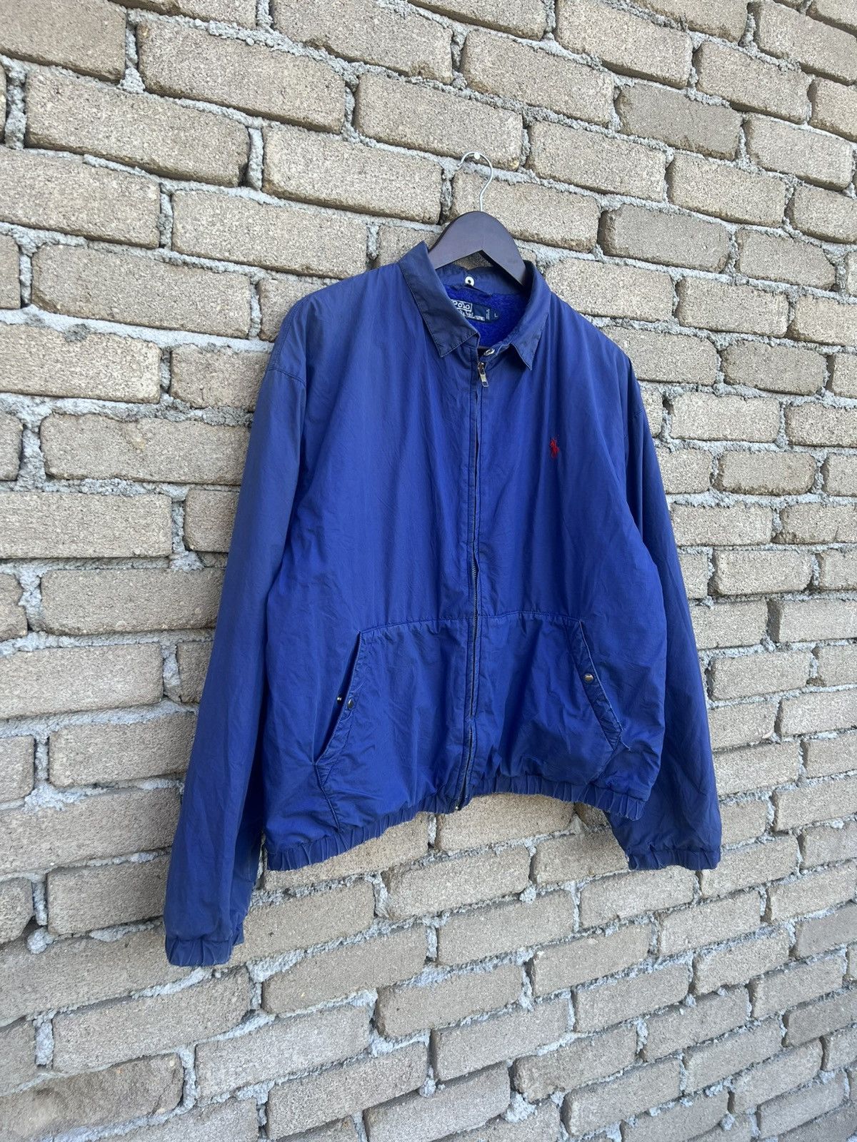 Polo Ralph Lauren Polo Ralph Lauren Zipper Jacket Distressed Size US L / EU 52-54 / 3 - 3 Thumbnail