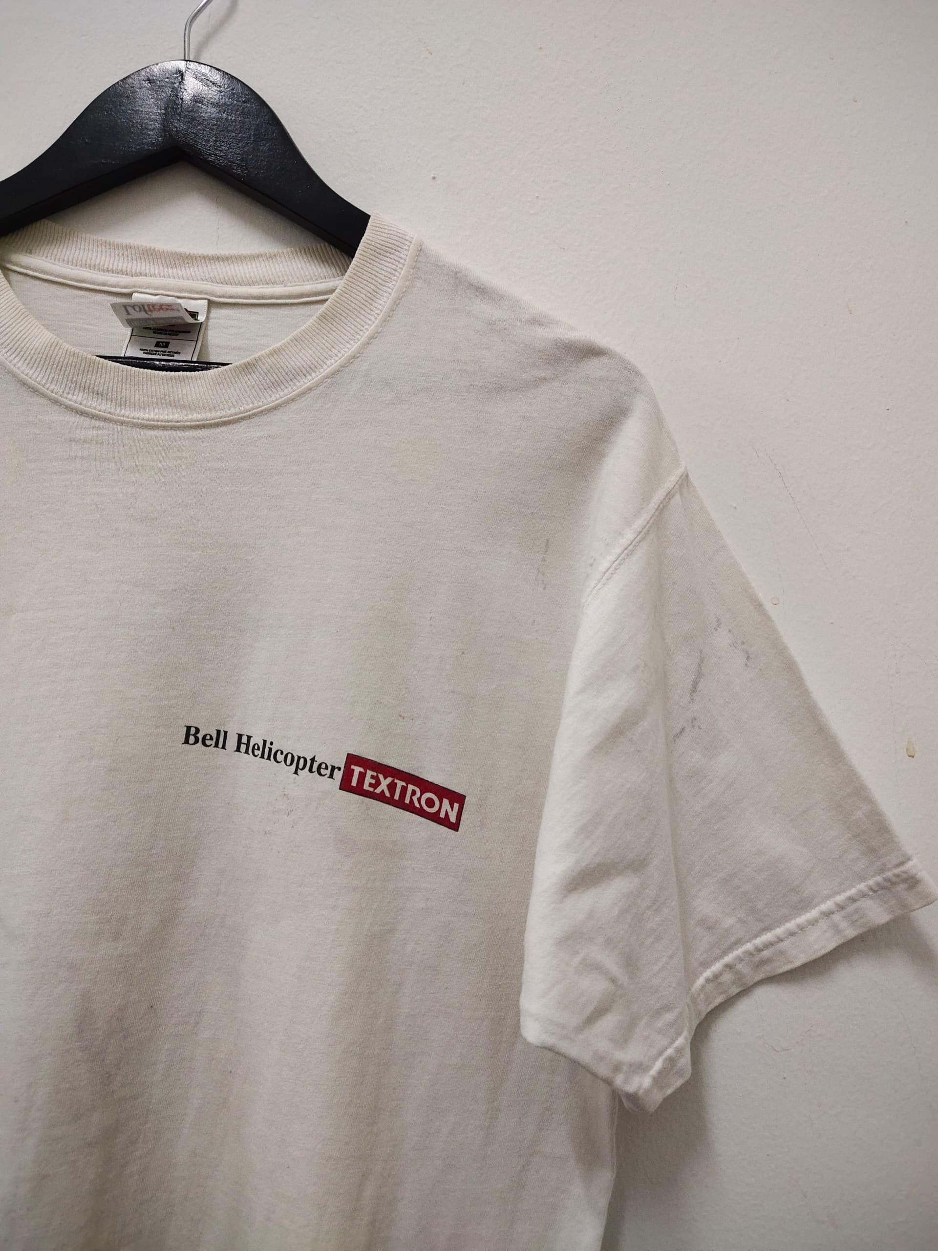 Fruit Of The Loom × Vintage Vintage Bell Hellicopter Textron back hit t shirt Size US M / EU 48-50 / 2 - 4 Thumbnail