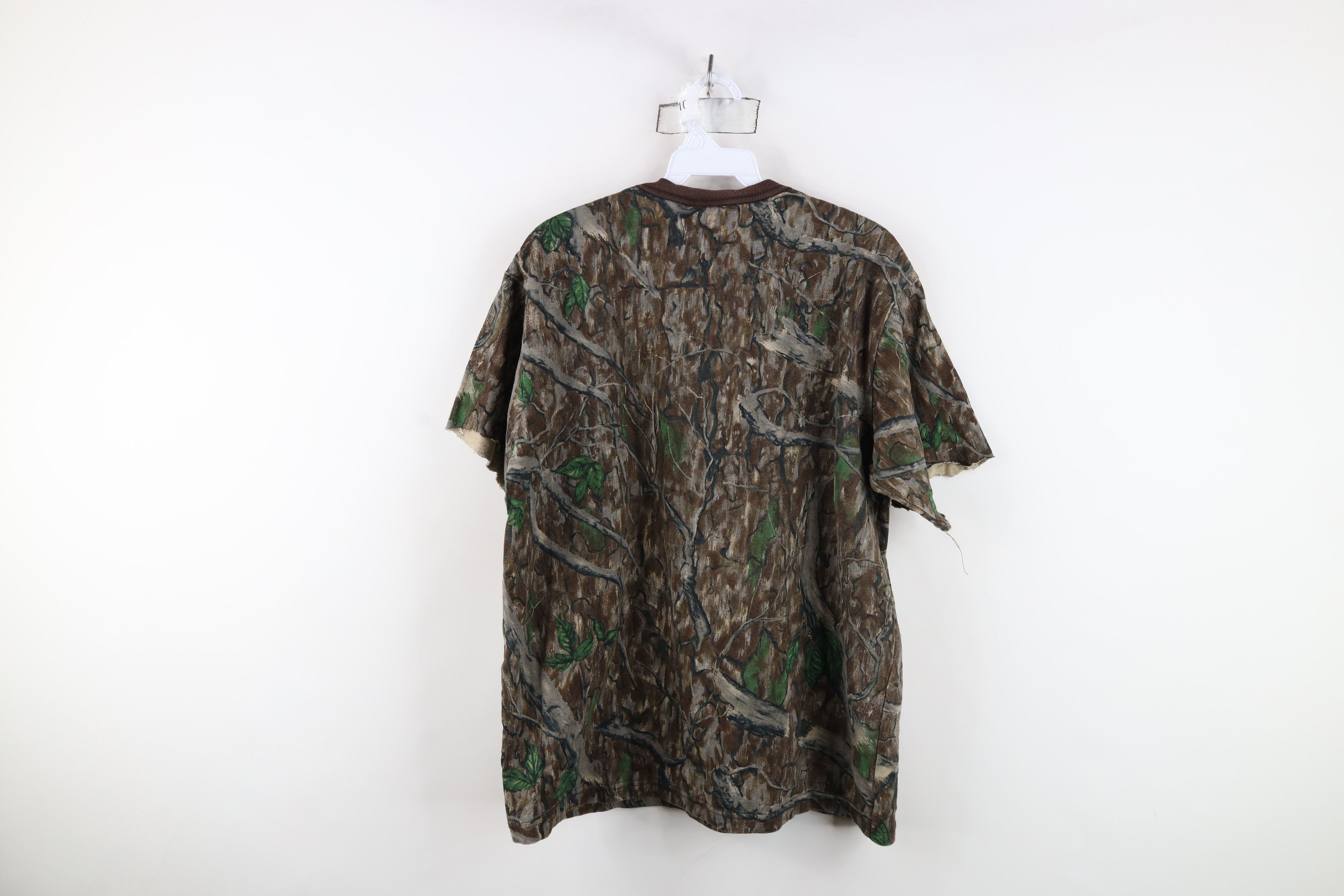 Vintage Vintage 90s Streetwear Cut Off Camouflage Pocket T-Shirt USA Size US L / EU 52-54 / 3 - 11 Thumbnail