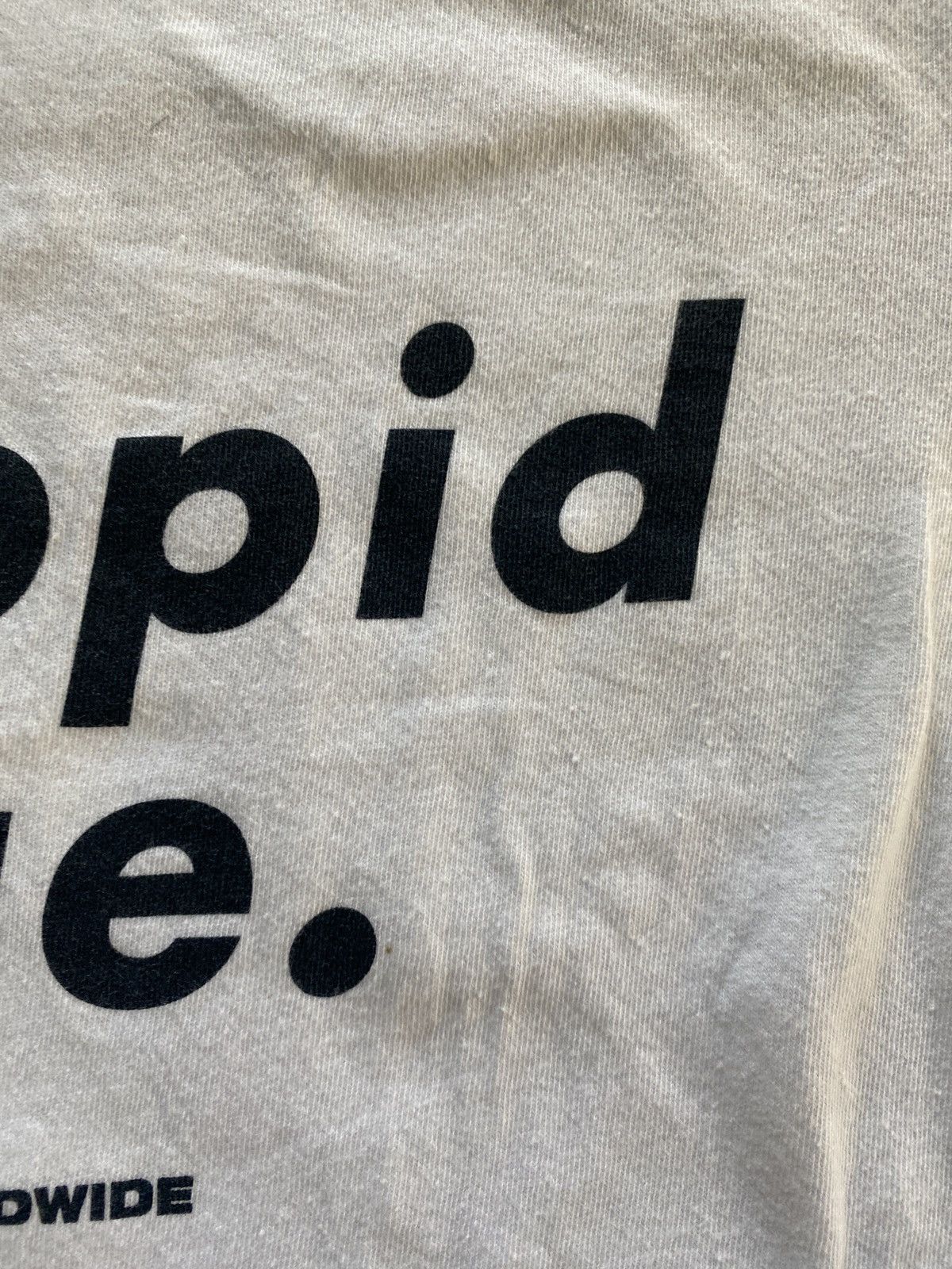 Stussy Stussy “Go Live Stoopid Large.” White Tee Size US XS / EU 42 / 0 - 8 Thumbnail
