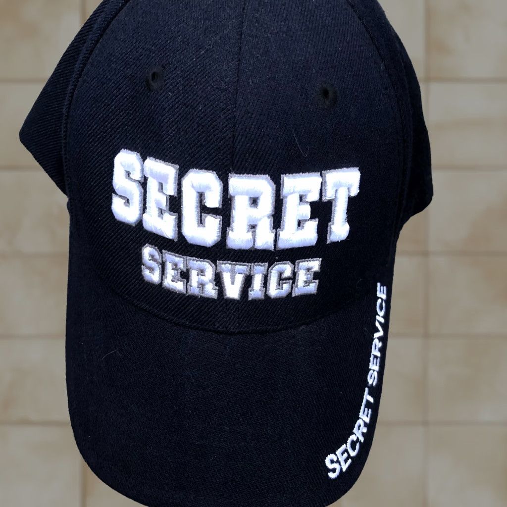 Vintage RAPID DOMINANCE SECRET SERVICE Baseball Hat Men's One Size Black Adjustable Cap Size ONE SIZE - 1 Thumbnail