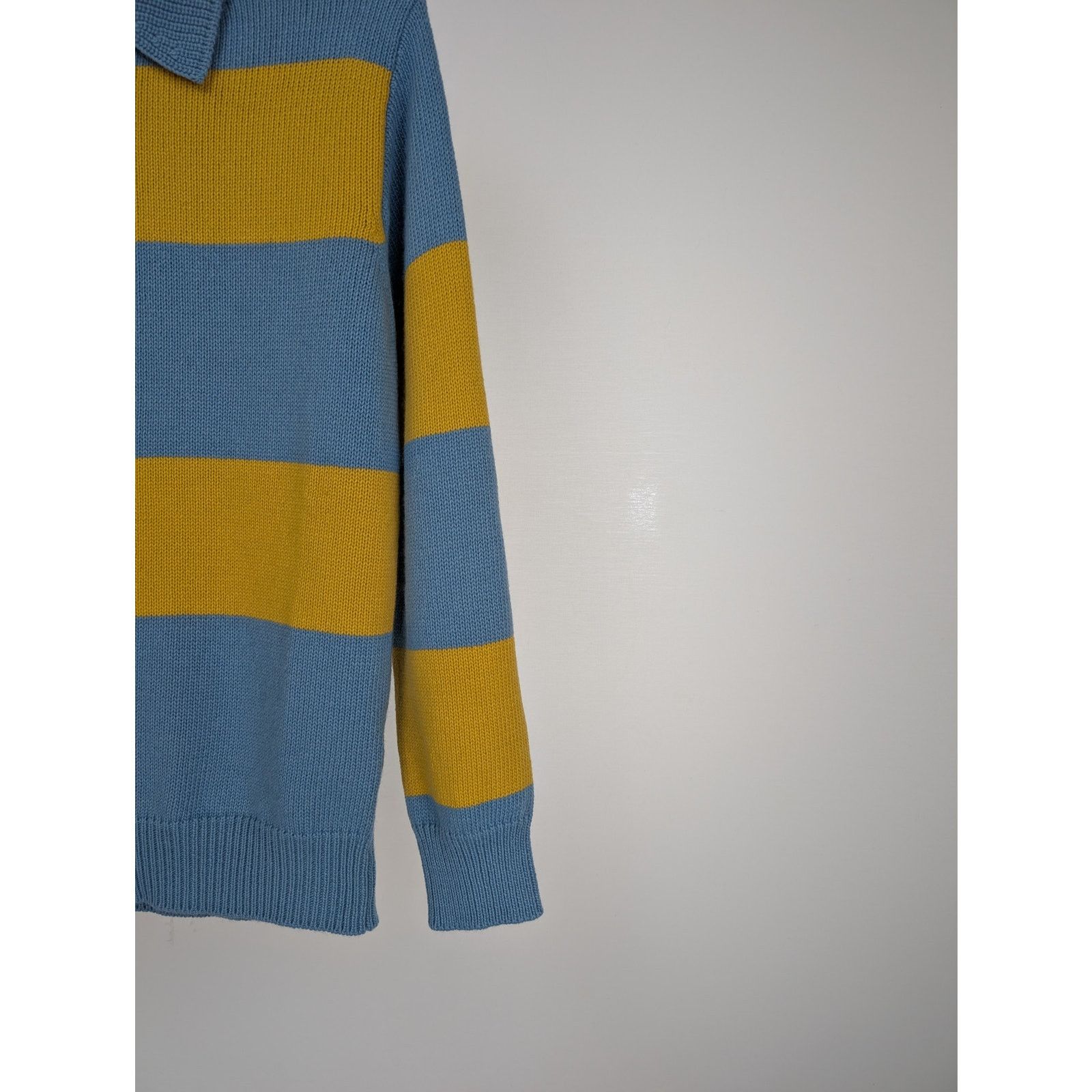 Aime Leon Dore × Drake's o1rshd1 ALD Stripe Integral Collar Full Sleeve Sweater Size US L / EU 52-54 / 3 - 2 Thumbnail