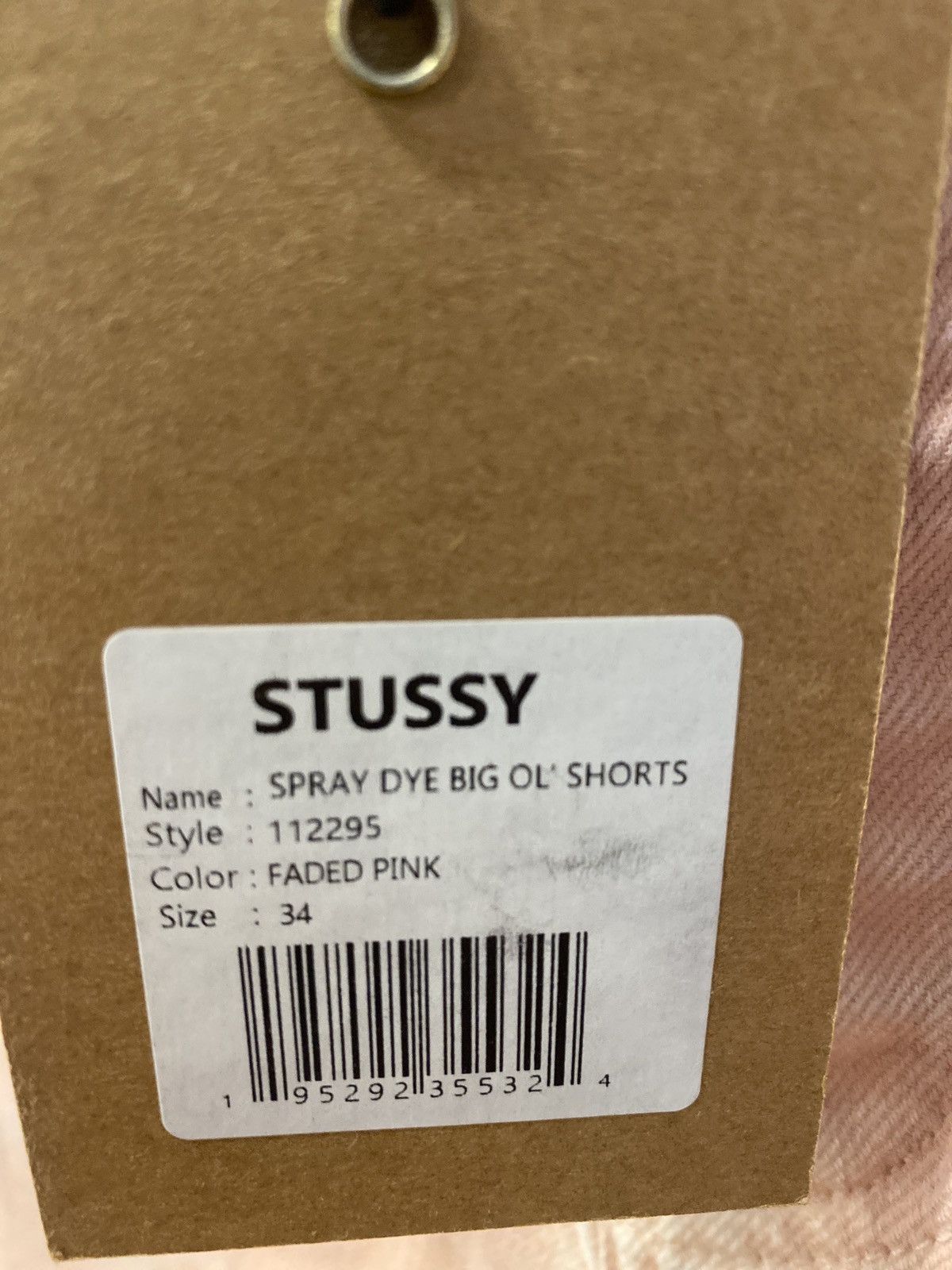 Stussy Stussy big ol shorts spray dye faded pink Size US 34 / EU 50 - 8 Thumbnail