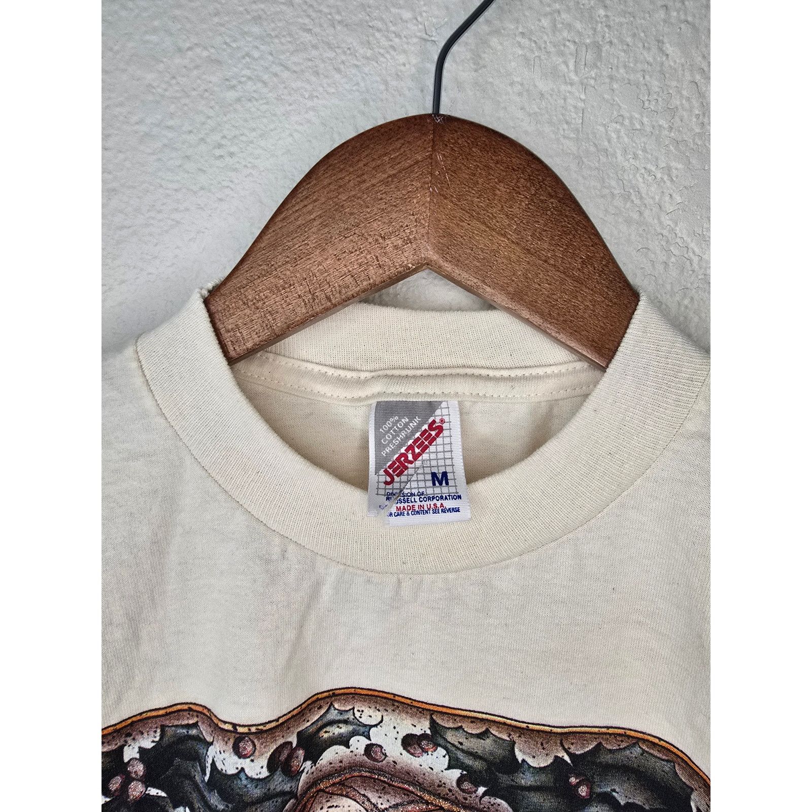 Jerzees × Vintage Vintage Santa Claus Shirt Beige M Father Christmas Tee Size US M / EU 48-50 / 2 - 9 Thumbnail