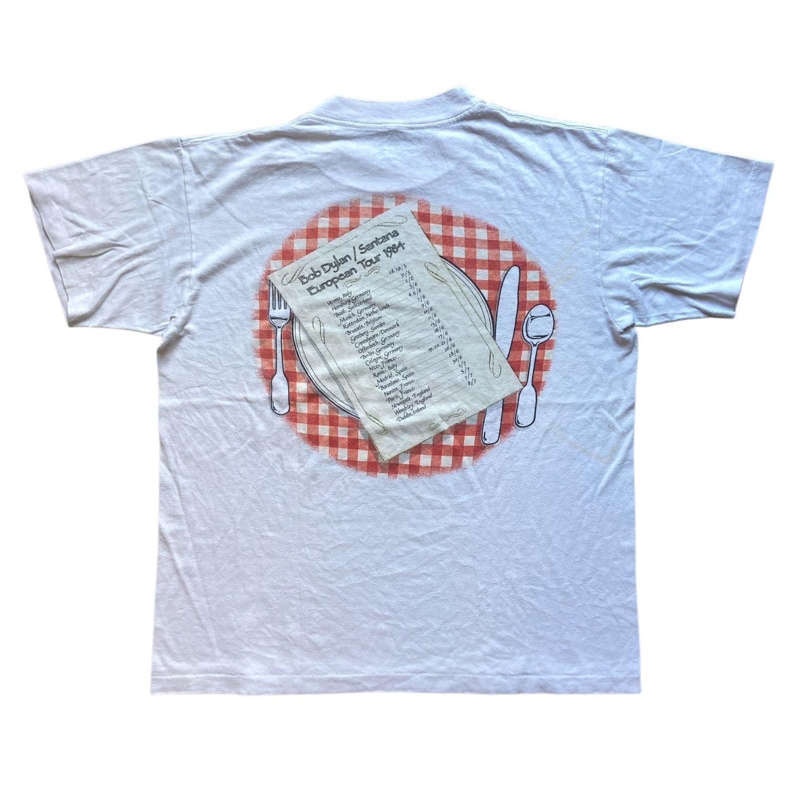 Other Bob Dylan/Santana European Tour 1984 Vintage T-Shirt Single Size US L / EU 52-54 / 3 - 2 Thumbnail