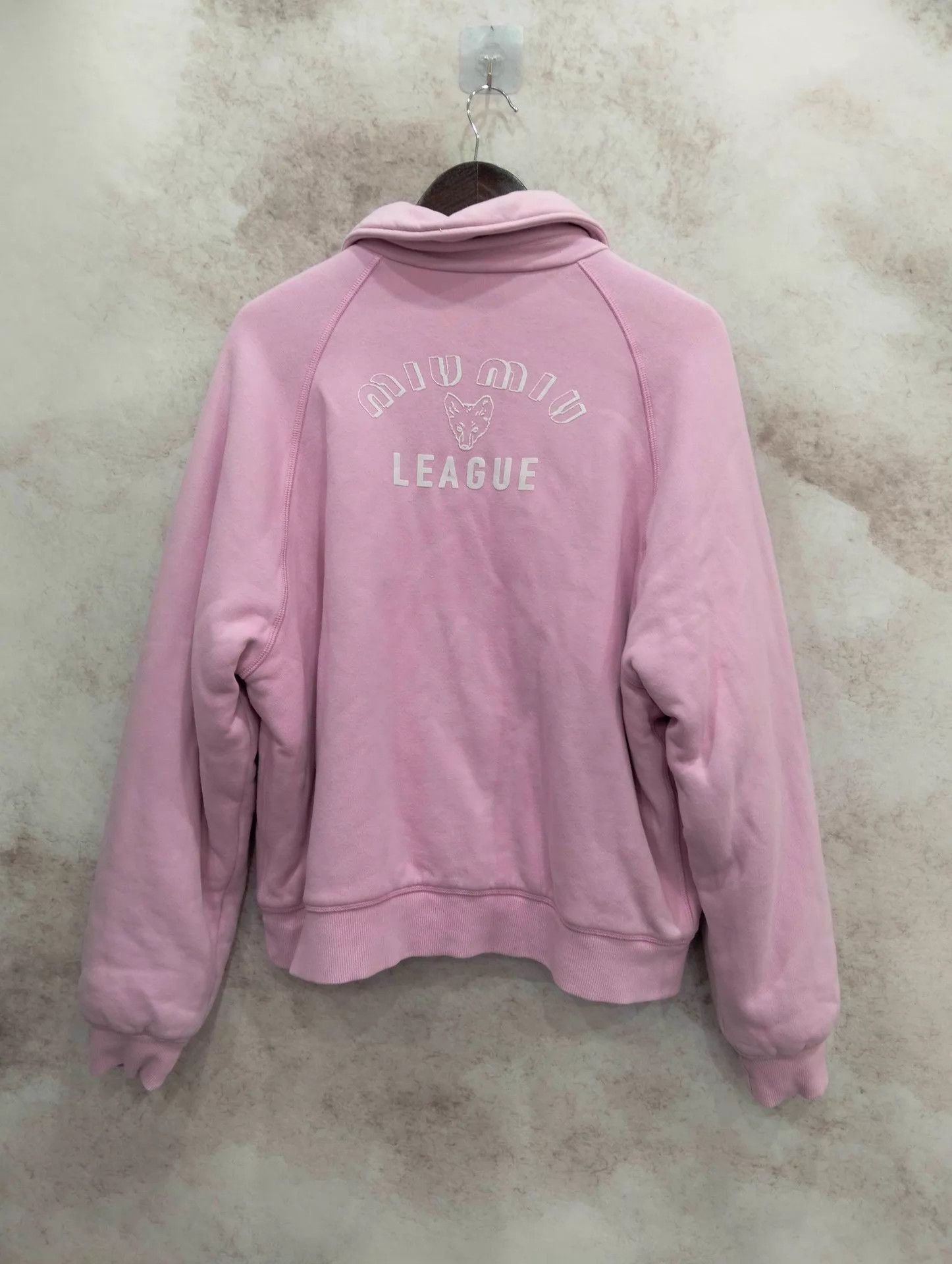 Miu Miu MIU MIU Logo Print Oversized Jacket Size S 95 New Size S / US 4 / IT 40 - 2 Thumbnail