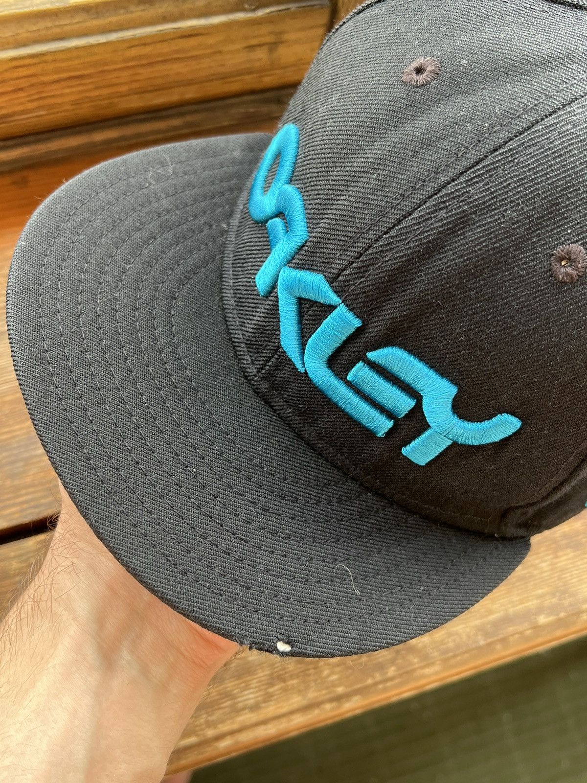 Oakley Vintage Hat Oakley y2k faded distressed cap Size ONE SIZE - 3 Thumbnail