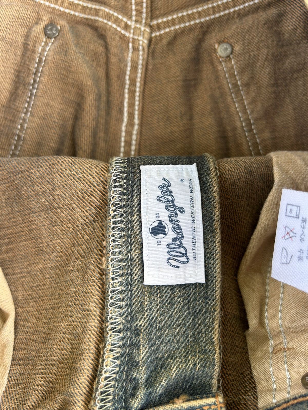Kapital Vintage Wrangler Selvedge Rusty Distressed Denim Jeans Size US 30 / EU 46 - 9 Thumbnail