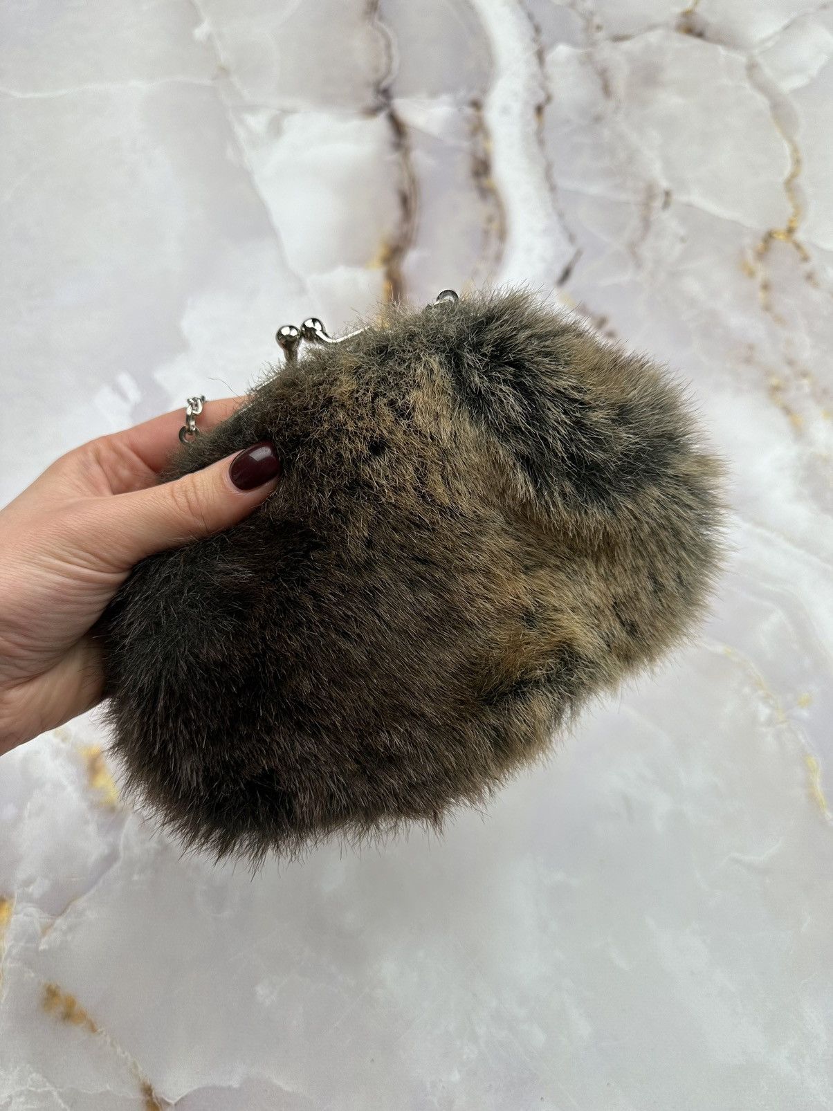 Japanese Brand Vintage Faux Fur Mini Bag Size ONE SIZE - 4 Thumbnail