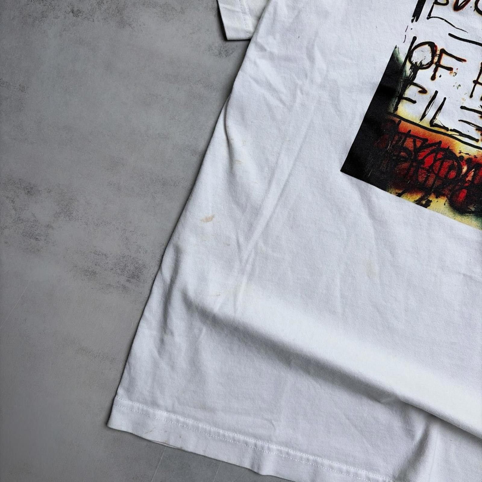 Uniqlo Y2K White Uniqlo UT Graphic Jean-Michel Basquiat Art T-Shirt Size US L / EU 52-54 / 3 - 3 Thumbnail