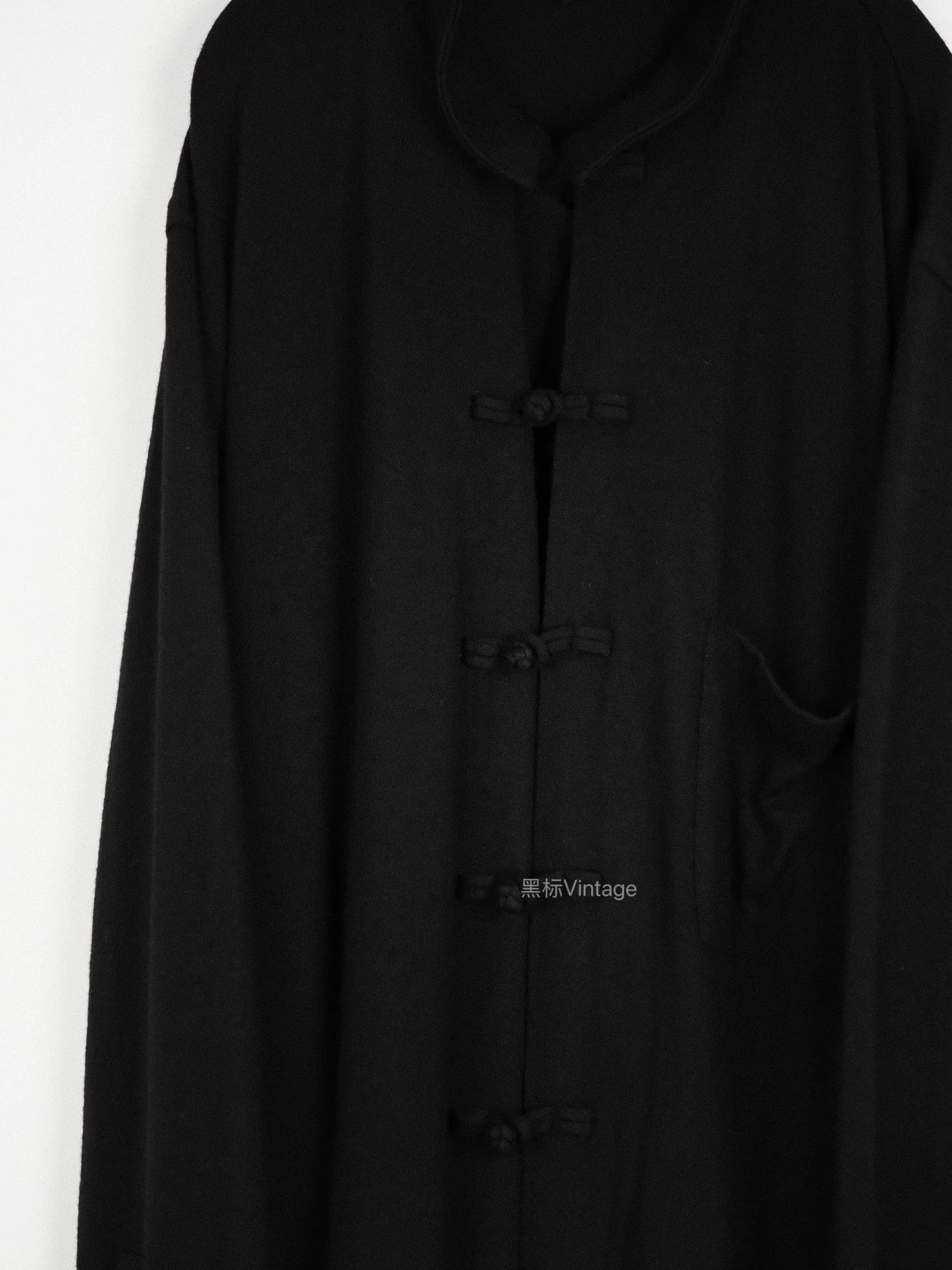 Yohji Yamamoto Yohji 96AW Archive Mandarin Frog Button Long Shirt Size US M / EU 48-50 / 2 - 3 Thumbnail