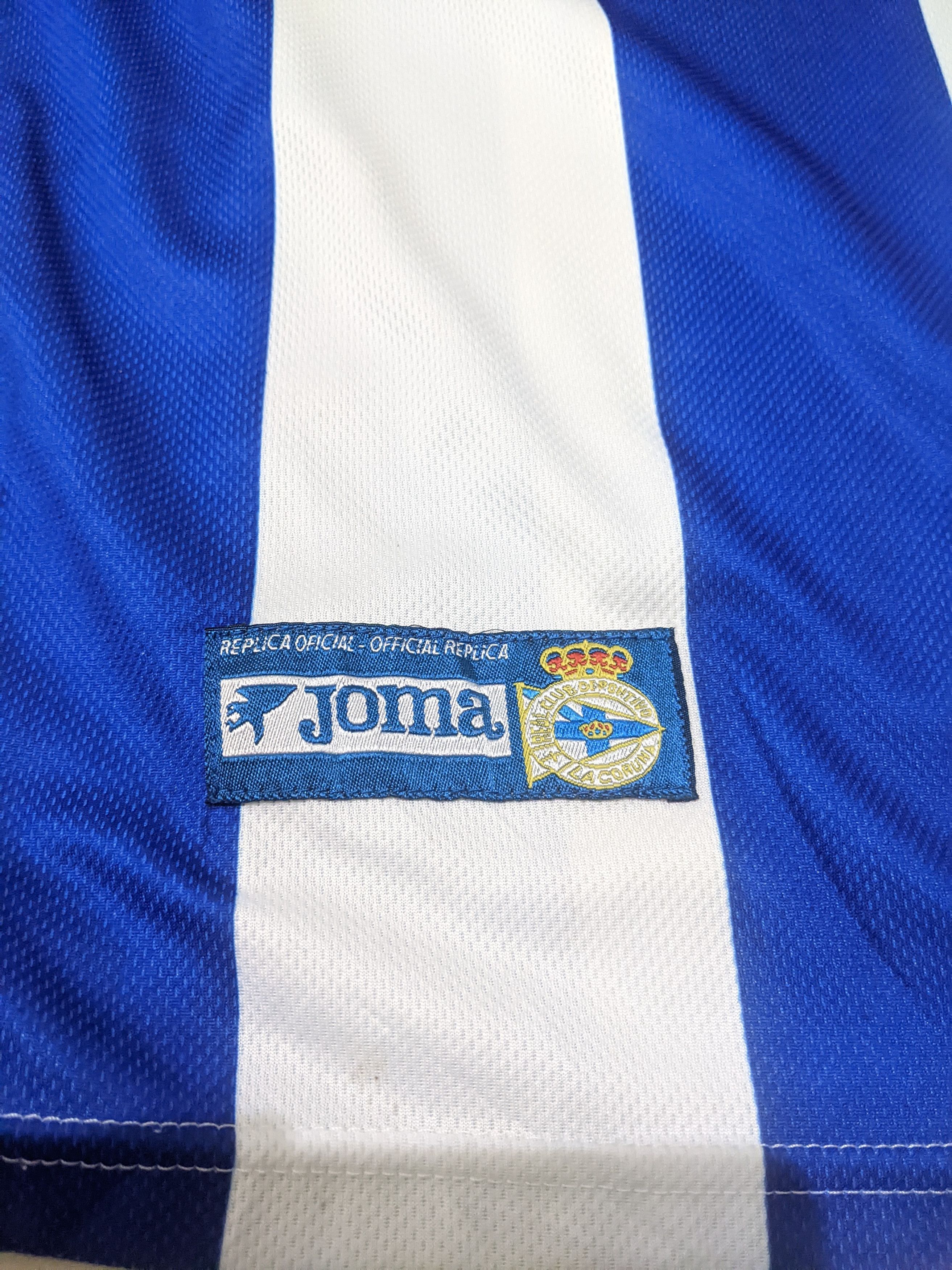 Joma Devortivo la coruna home 2004-05 MAKAY Jersey football shirt Size US L / EU 52-54 / 3 - 7 Thumbnail