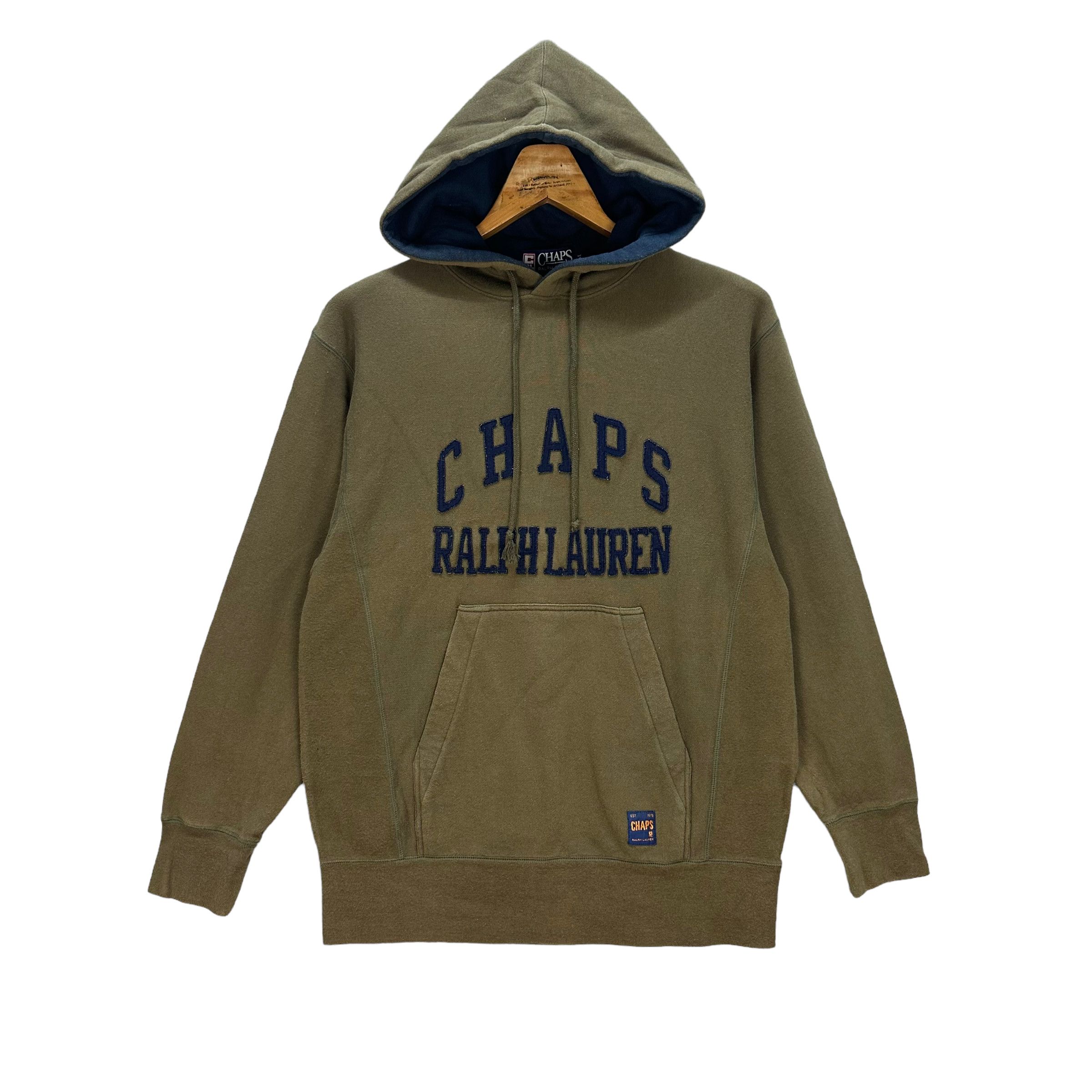 Chaps Ralph Lauren Chaps Ralph Lauren Spellout Logo Pullover Hoodies #8489-011 Size US M / EU 48-50 / 2 - 1 Thumbnail