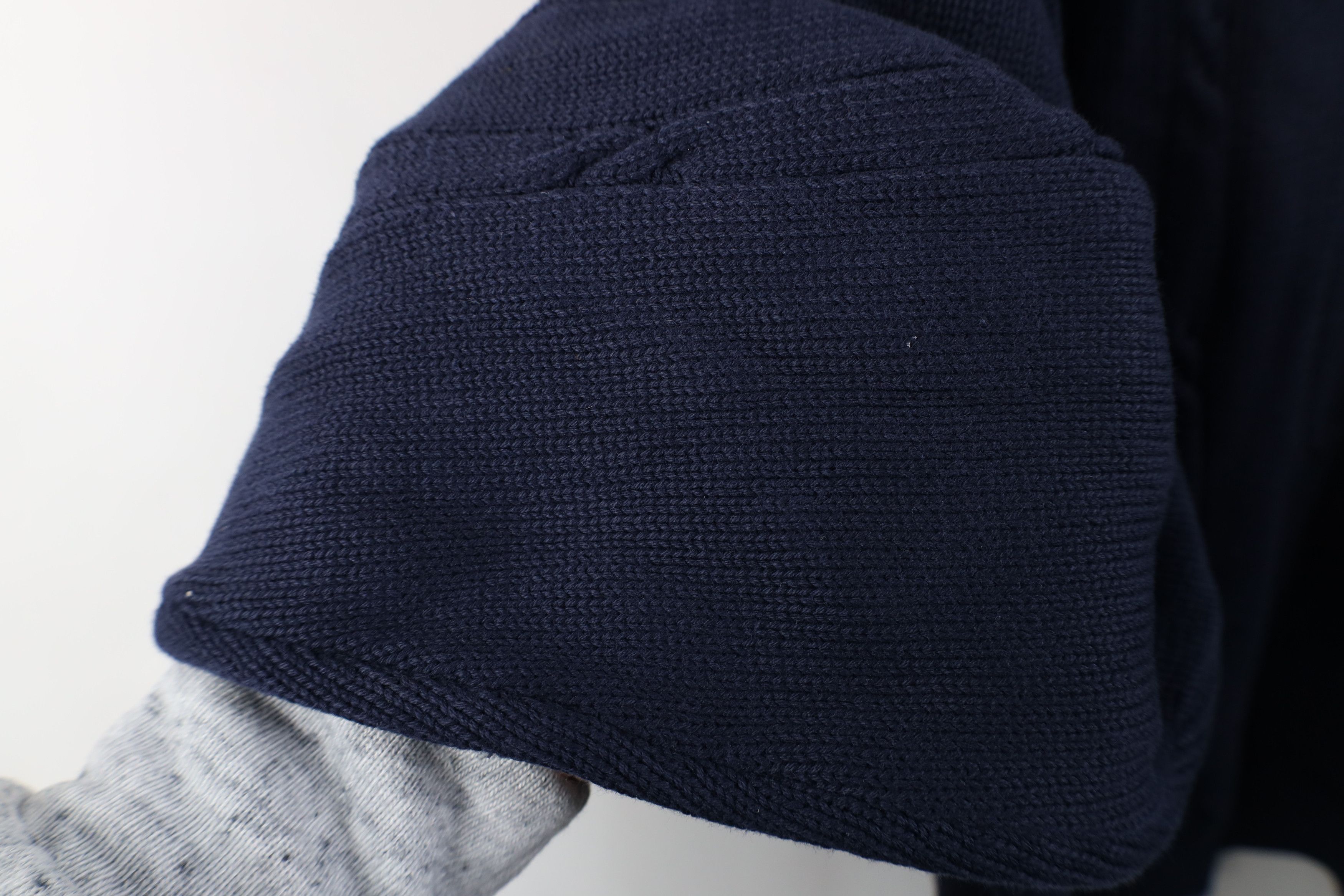 Nautica Vintage 90s Nautica Sailboat Cotton Cable Knit Sweater Blue Size US XL / EU 56 / 4 - 7 Thumbnail