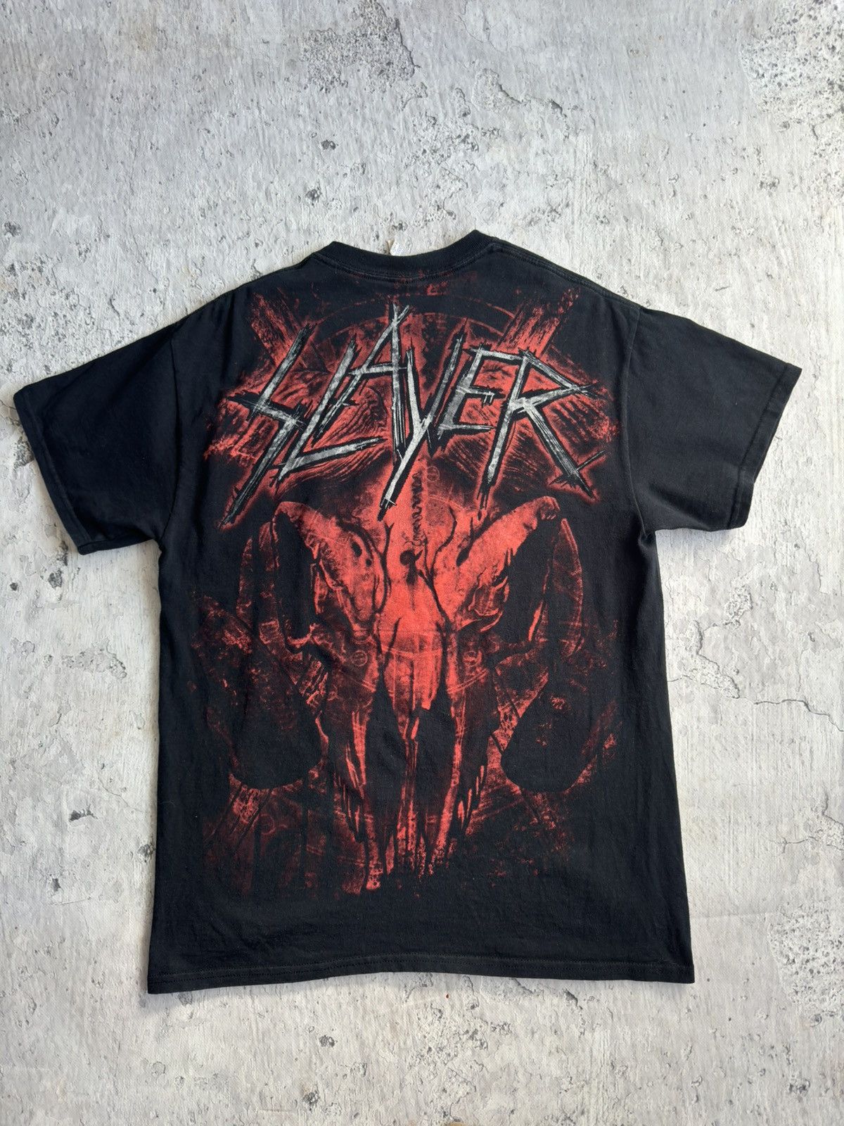 Band Tees × Slayer × Vintage 2002 SLAYER Metal Band T Shirt Tee Size US M / EU 48-50 / 2 - 2 Thumbnail