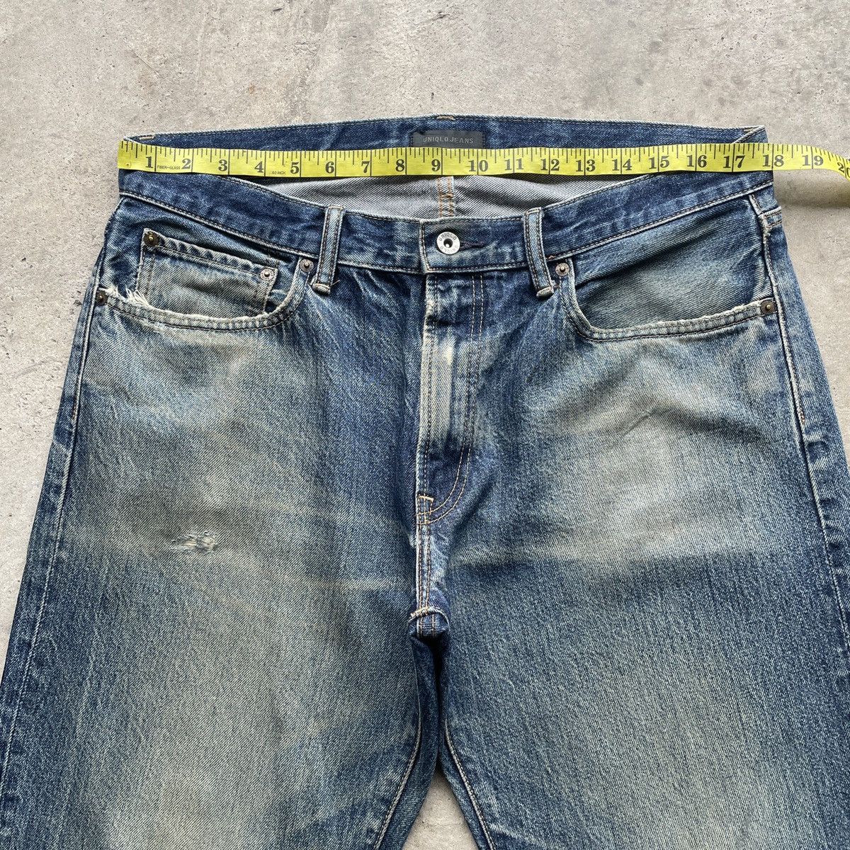 Japanese Brand Vintage Japanese Brand Mud Wash Jeans Faded Denim Pants W36 Size US 36 / EU 52 - 5 Thumbnail