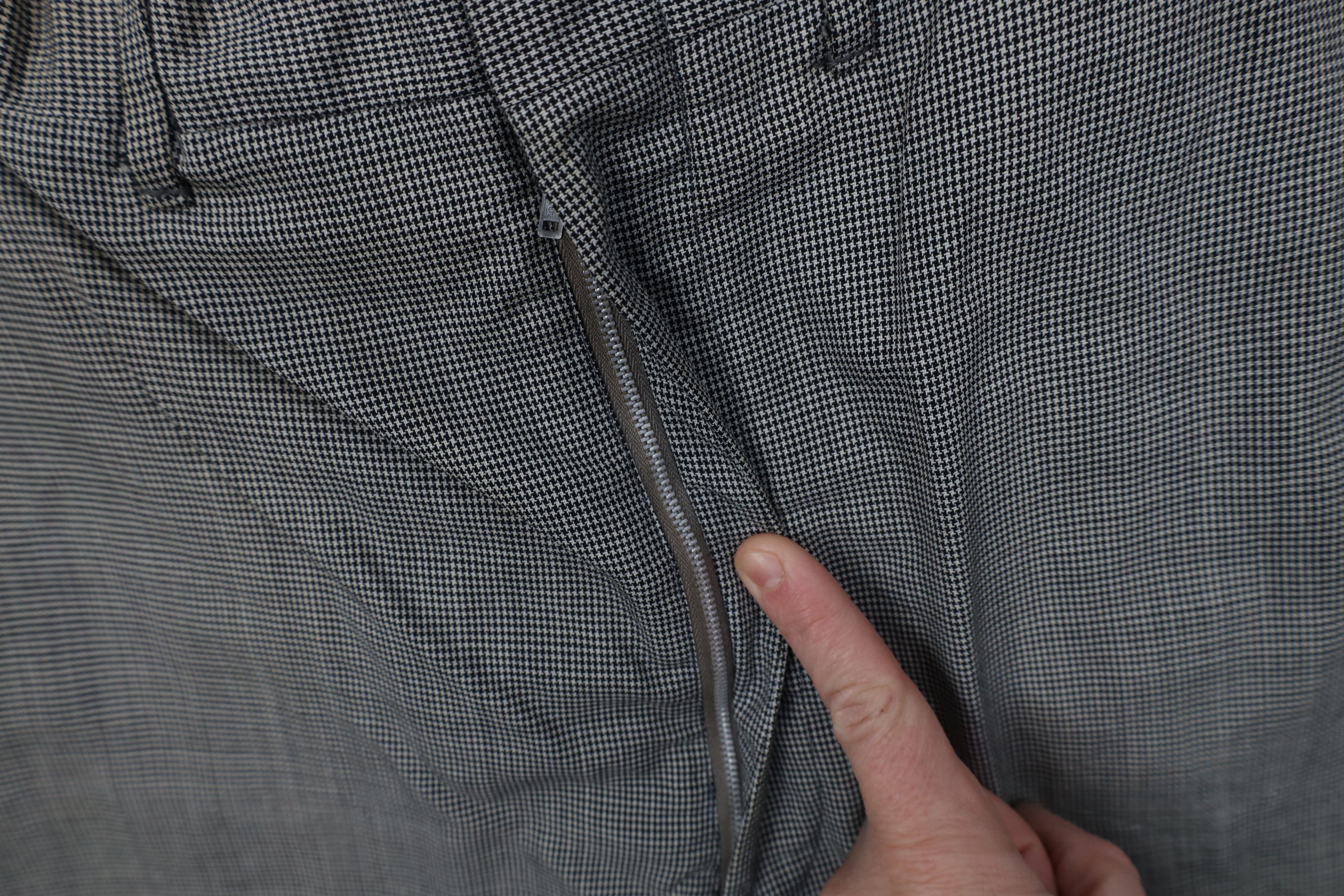 Vintage Vintage 50s Streetwear Wool Houndstooth Chino Pants USA Size US 36 / EU 52 - 8 Thumbnail