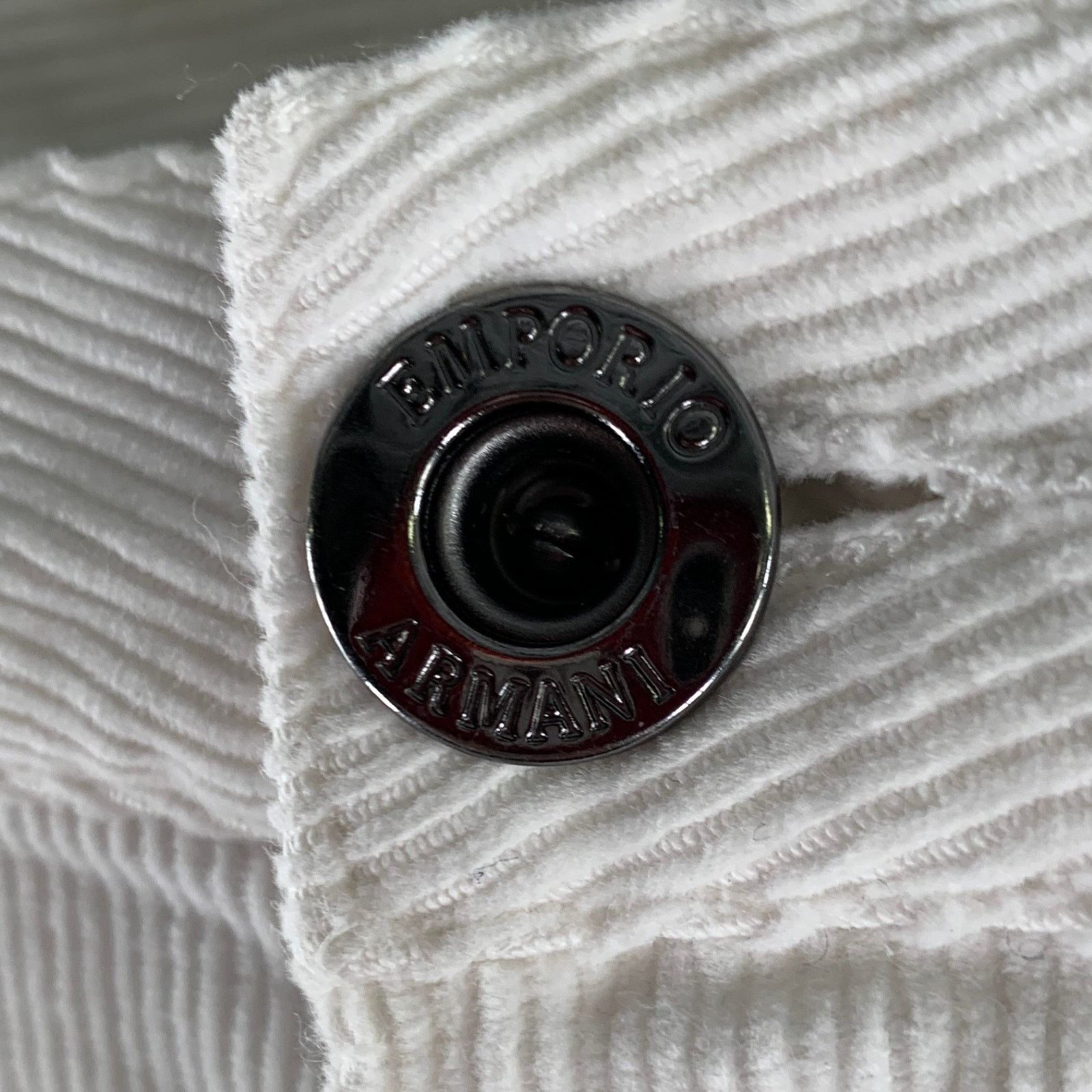 Emporio Armani EMPORIO ARMANI Size 30 White Corduroy Casual Pants Size US 30 / EU 46 - 5 Thumbnail