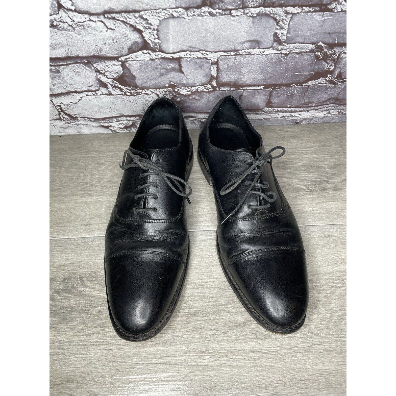 Other ANTHONY VEER Essentials Black Leather Goodyear Oxfords Cap T Size US 10 / EU 43 - 21 Thumbnail