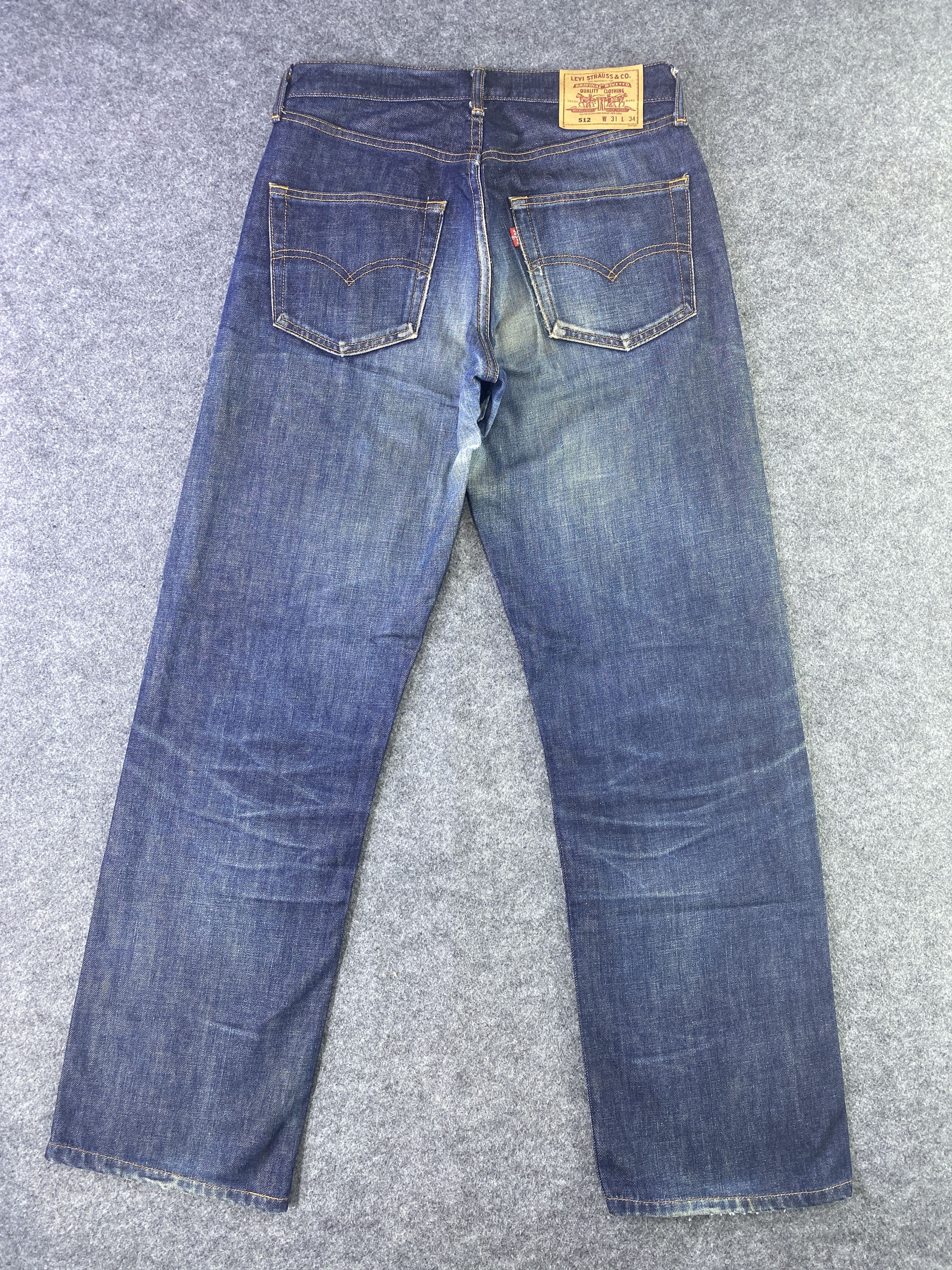 Levi's Vintage Levi's 512 Blue Wash Jeans - J913 Size US 31 - 3 Thumbnail