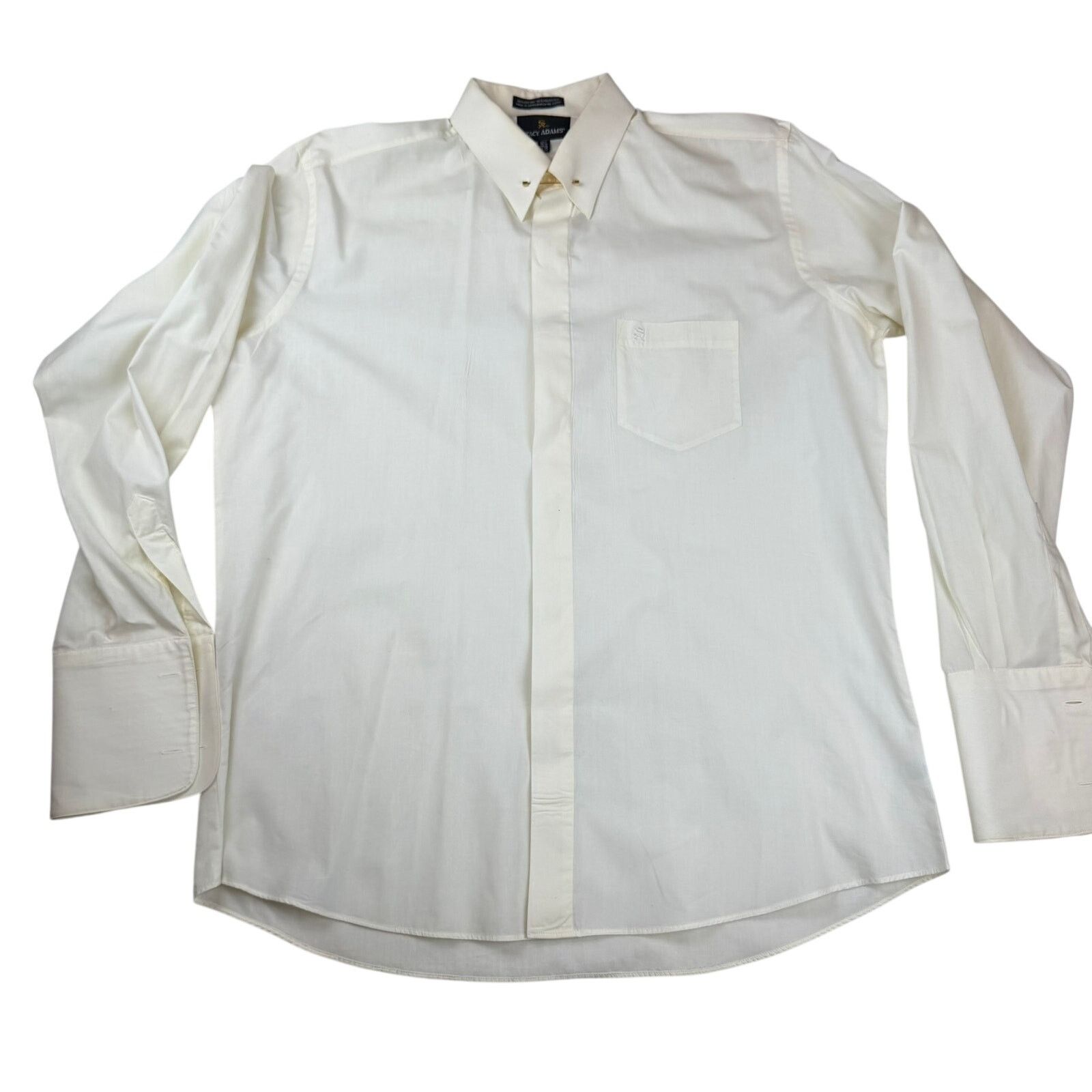 Stacy Adams Vintage Stacy Adams Dress Shirt - 16.5 34/35 Size US L / EU 52-54 / 3 - 1 Thumbnail