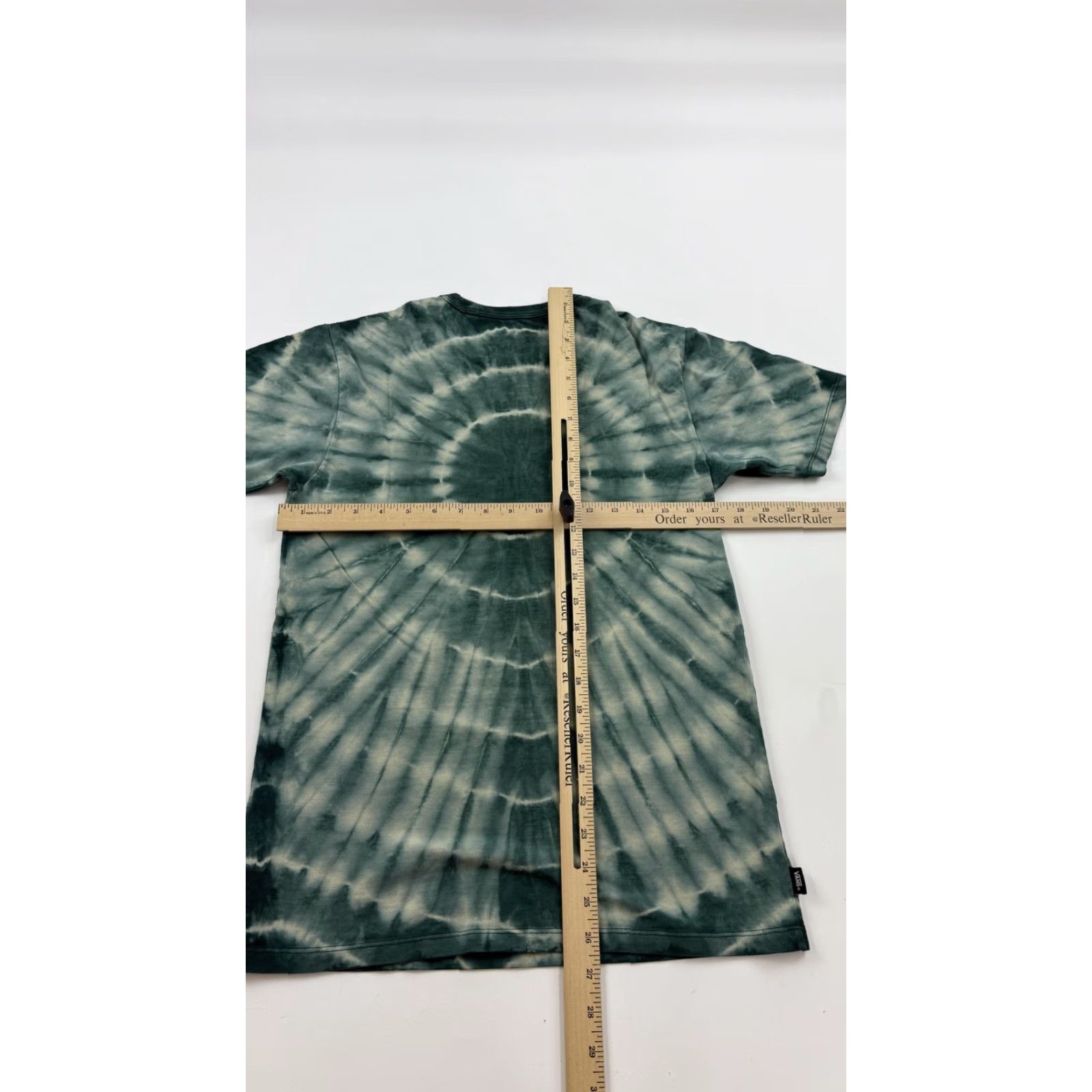 Vans VANS Shirt Mens Small Green Tie Dye Off The Wall Classic Fit Skate Tee T-Shirt Size US S / EU 44-46 / 1 - 6 Thumbnail