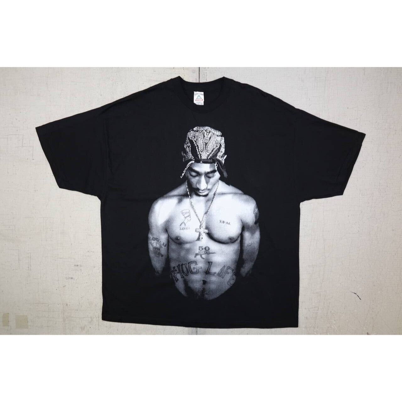 AAA Vintage 90s Tupac Shirt Thug Life Rap Tee Hip Hop Black 3XL Size US XXL / EU 58 / 5 - 2 Thumbnail