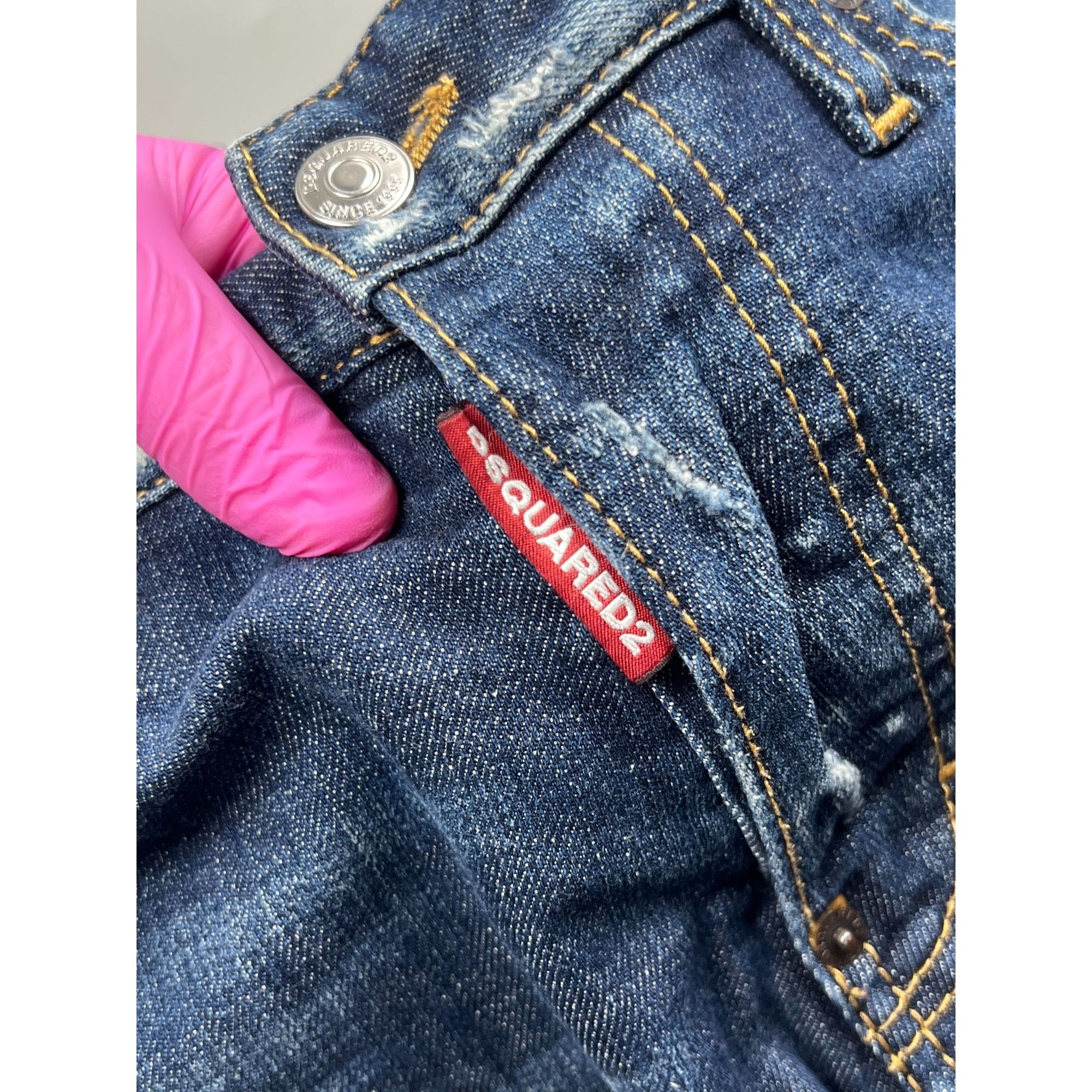Dsquared2 Dsquared2 Distressed Denim Jeans Pants (Y0874) Size US 30 / EU 46 - 7 Thumbnail