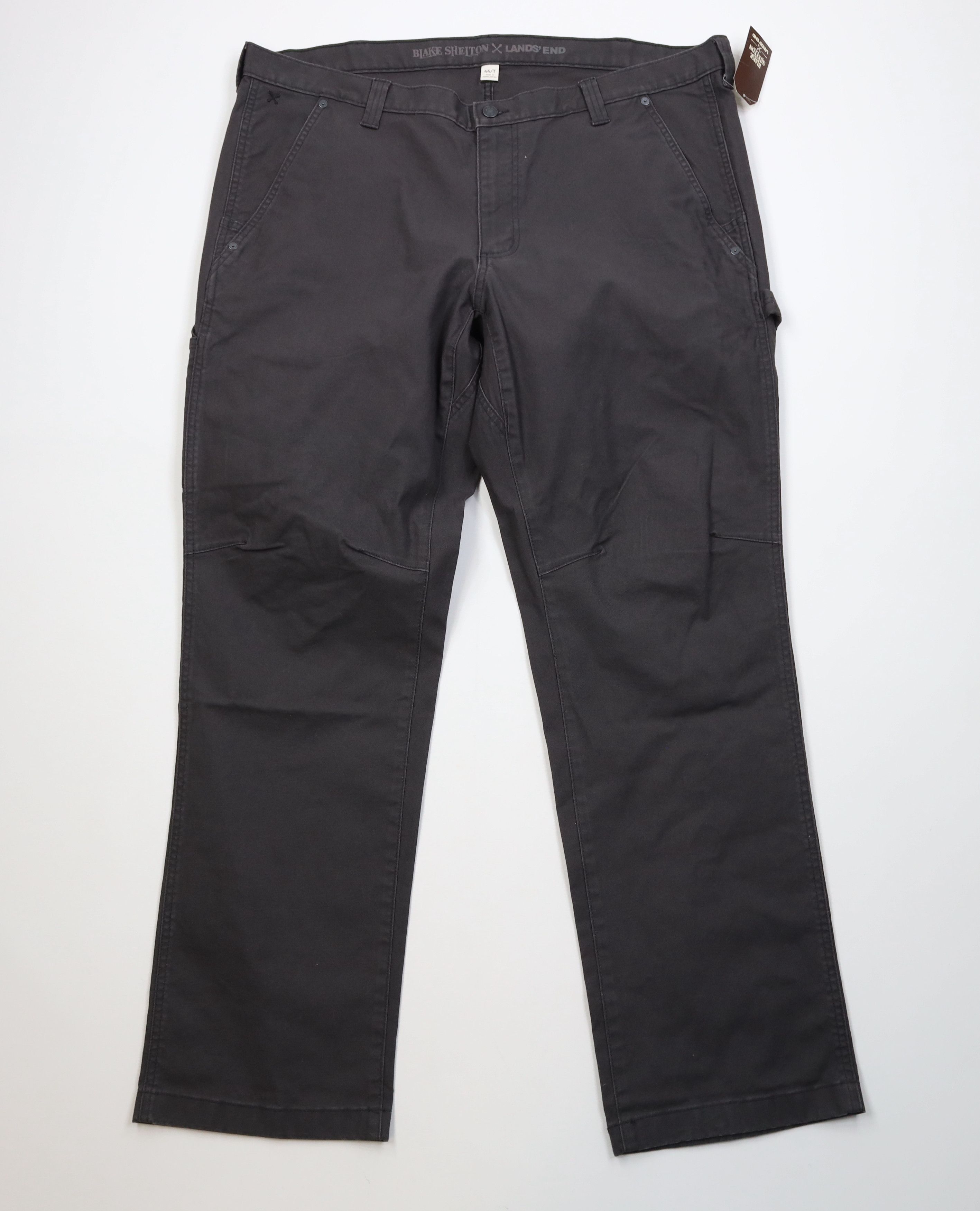 Lands' End New Lands End x Blake Shelton Wide Leg Dungaree Pants Gray Size US 34 / EU 50 - 1 Thumbnail