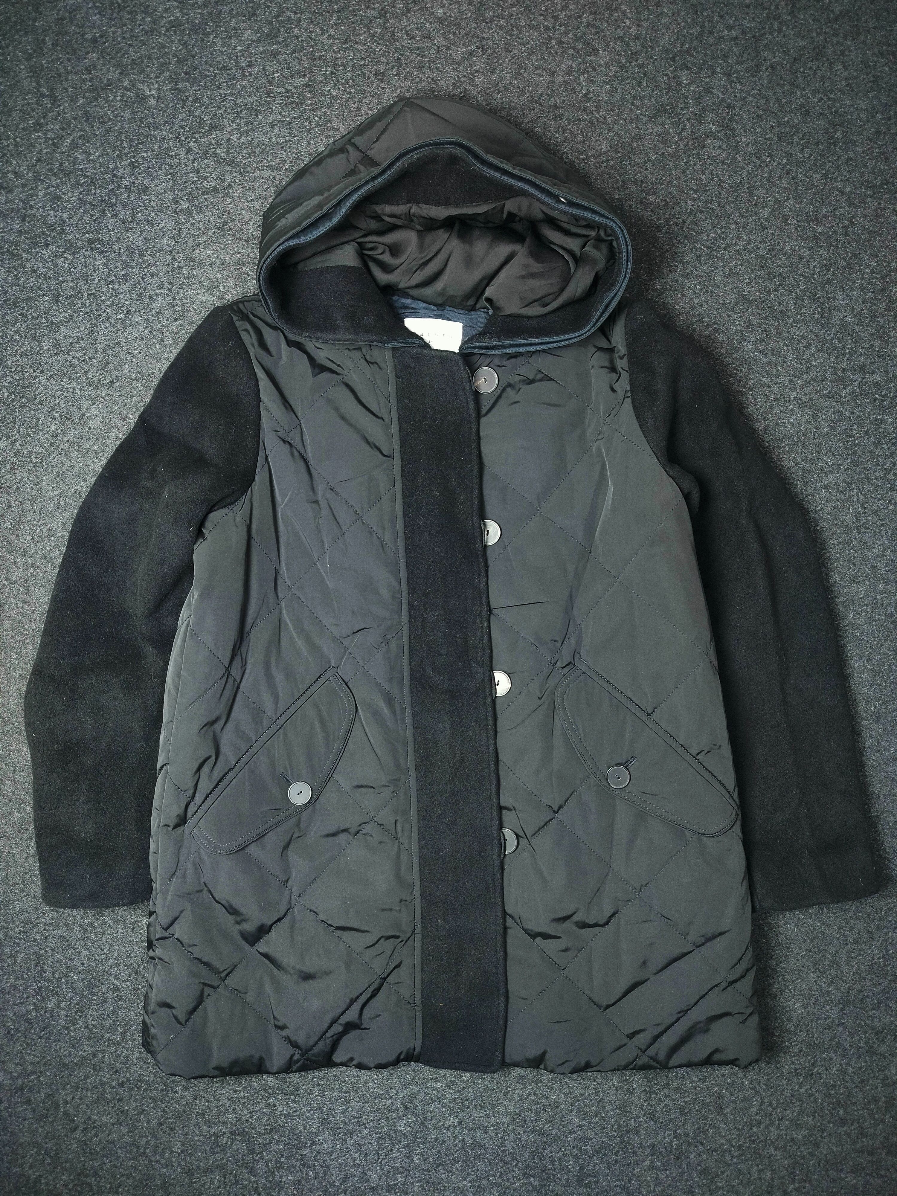 Sandro Sandro Quilted Jacket Wool Sleeves Size US M / EU 48-50 / 2 - 1 Thumbnail