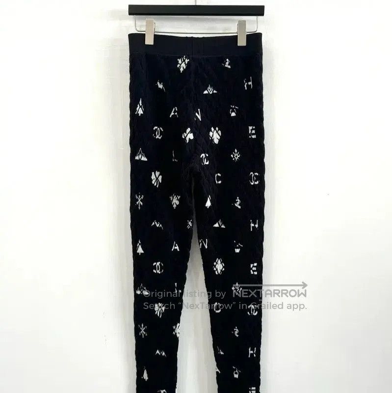 Chanel Chanel Black Cashmere Casual Pants for Women . Size 30" / US 8 / IT 44 - 2 Thumbnail