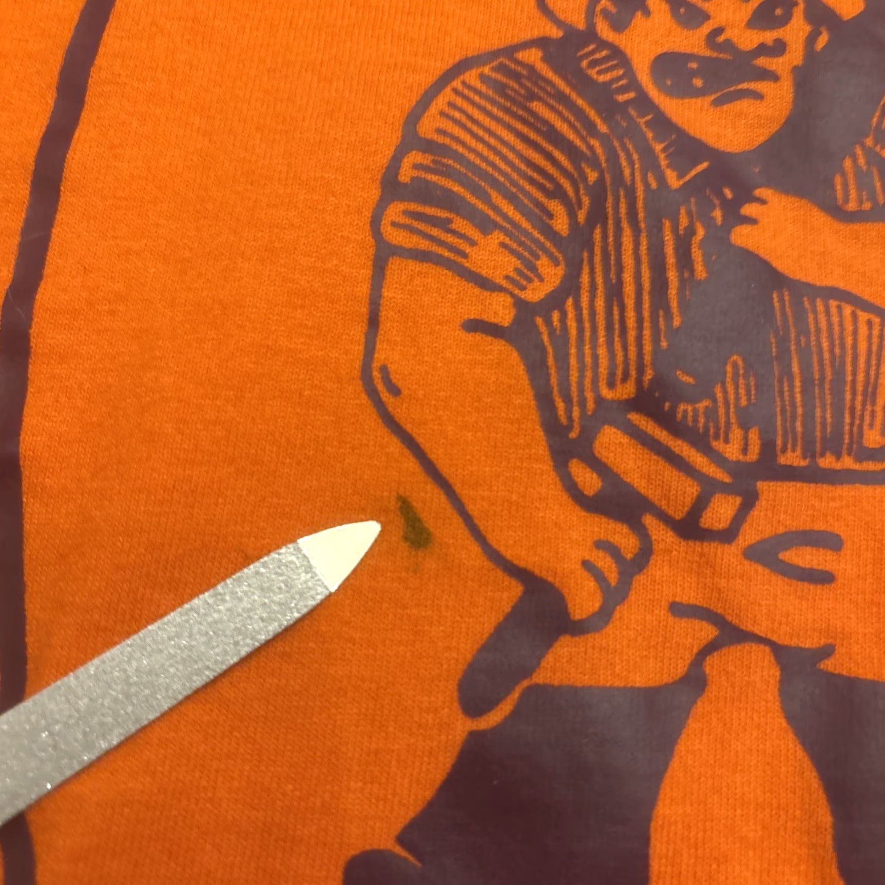 Fruit Of The Loom VINTAGE Danville High School Ironmen T Shirt XL Orange Men Size EUC Size US XL / EU 56 / 4 - 6 Thumbnail