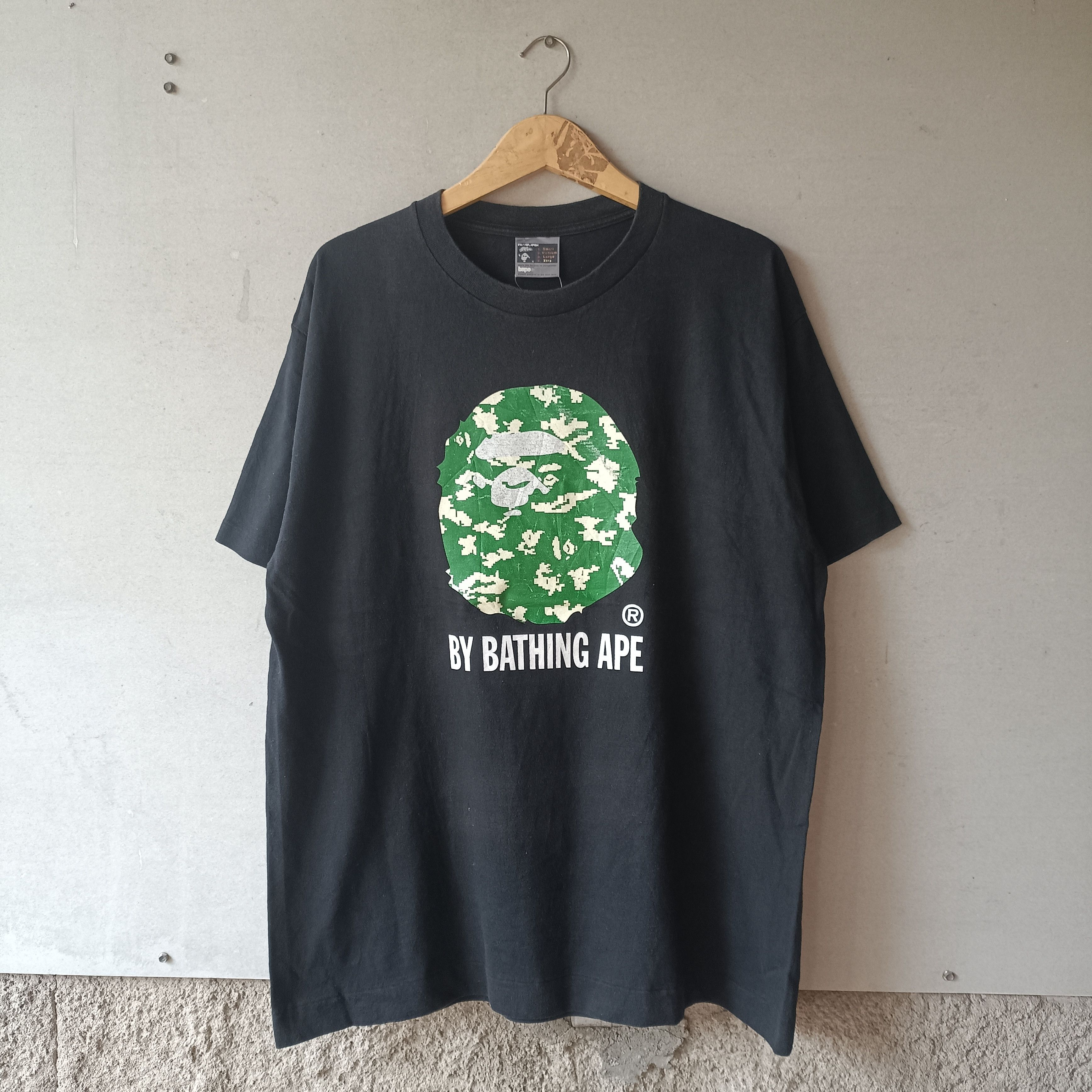 Bape Bape Ape Head Green Digi Camo logo Size US XL / EU 56 / 4 - 1 Thumbnail