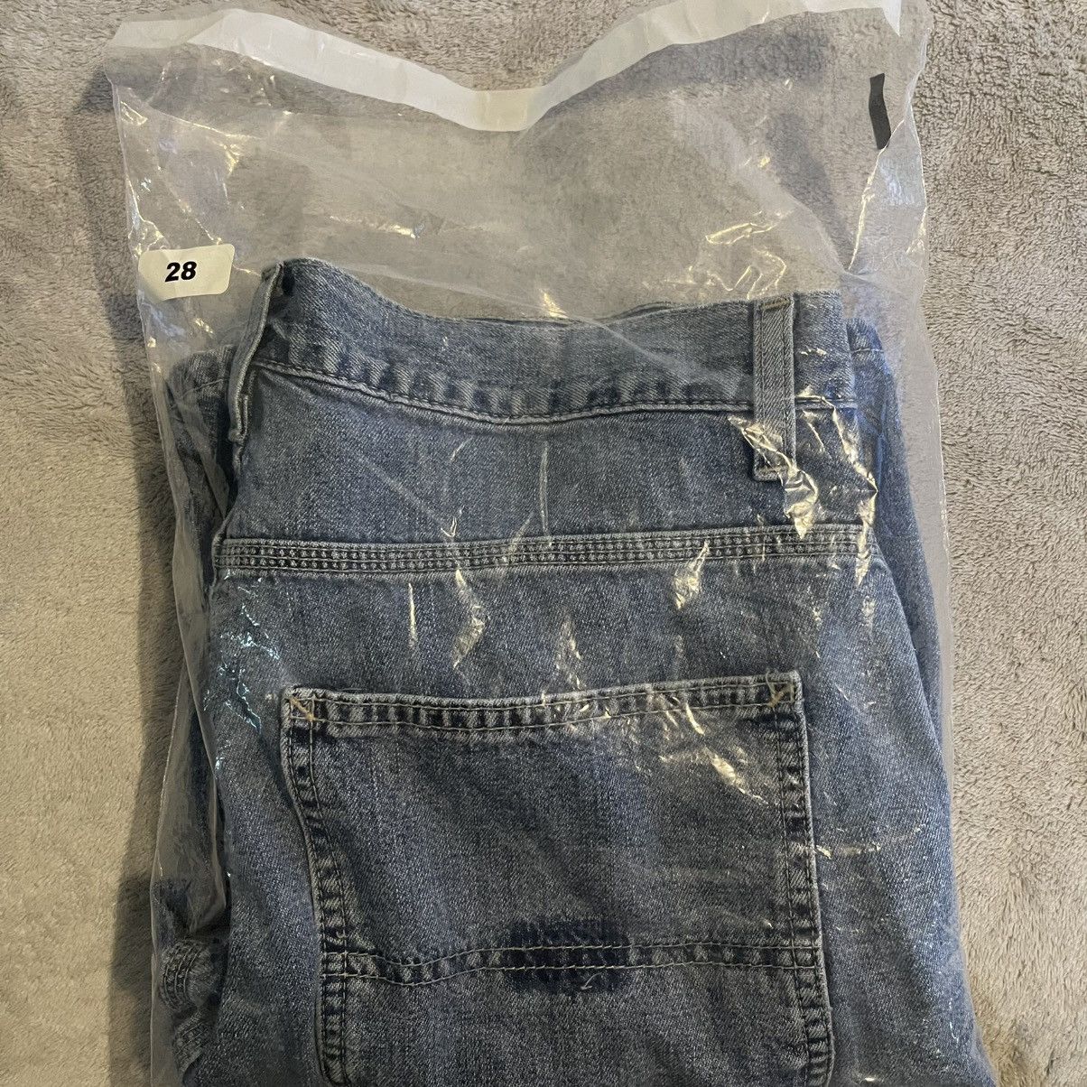 Other Vintage 90s Carpenter Denim Shorts Mens 31 Blue Medium Wash Size US 32 / EU 48 - 9 Thumbnail