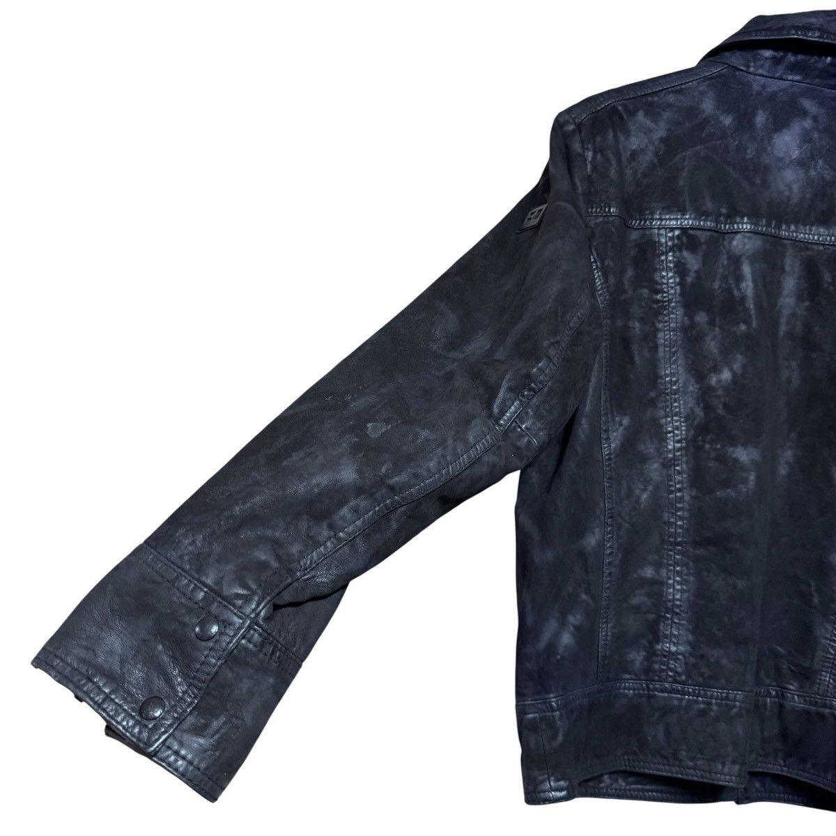 Hugo Boss Hugo Boss Leather Jacket Fade Black Size US M / EU 48-50 / 2 - 11 Thumbnail