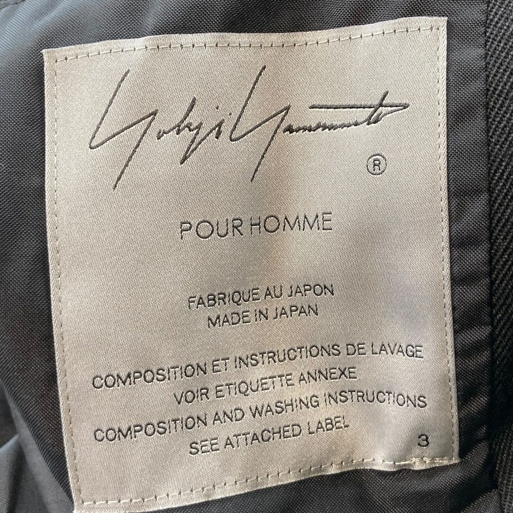 Yohji Yamamoto Yohji Yamamoto pour homme 21AW Message J Tailored Jacket Size US L / EU 52-54 / 3 - 6 Thumbnail