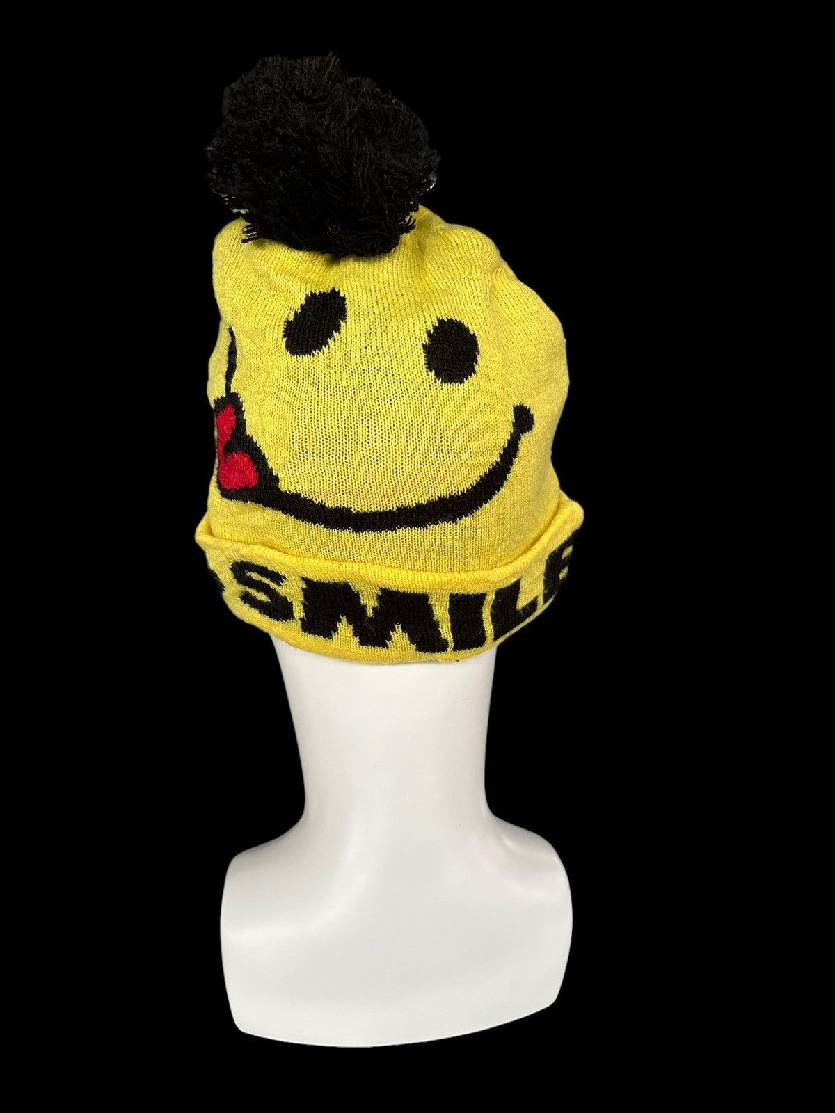 Japanese Brand × Kapital × Vintage Smile Inspired by Kapital Beanie Hats 🎌☠️ Size ONE SIZE - 2 Thumbnail