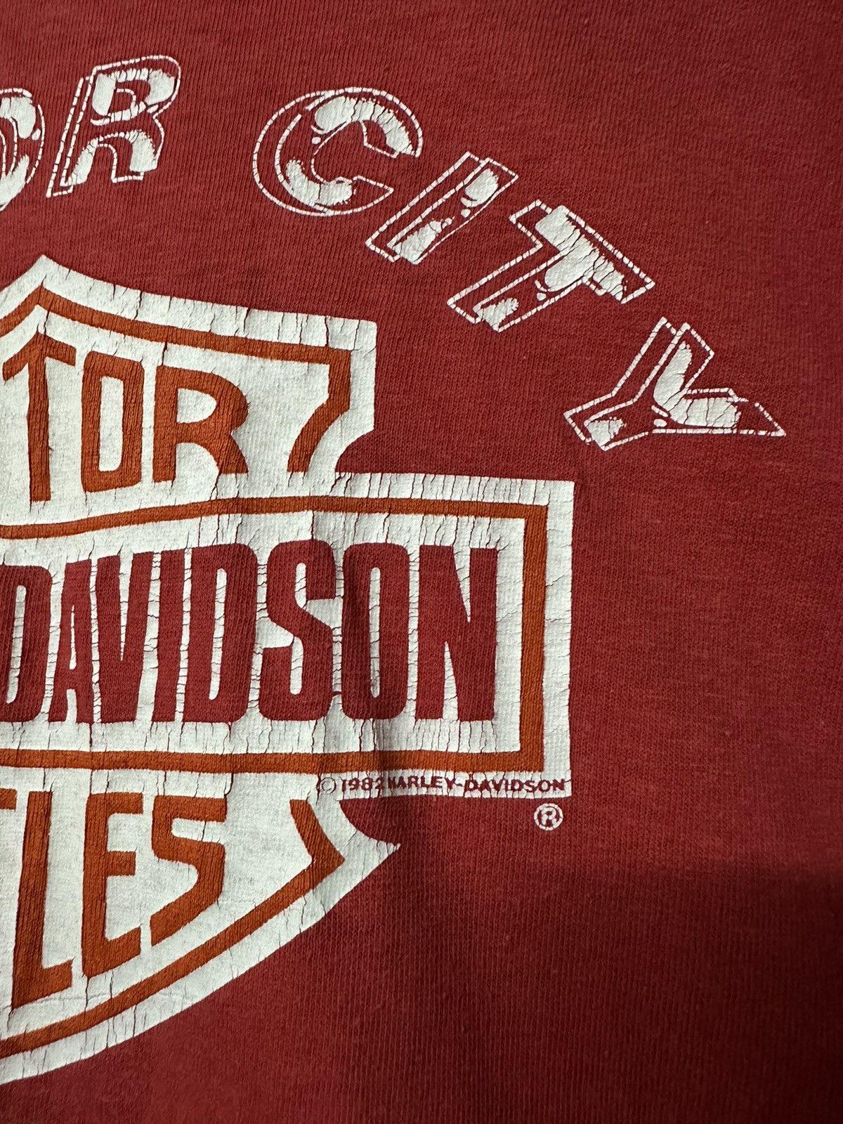 Harley Davidson Vintage 80s Harley Davidson Born Pocket By Stedman Tee Size US L / EU 52-54 / 3 - 3 Thumbnail