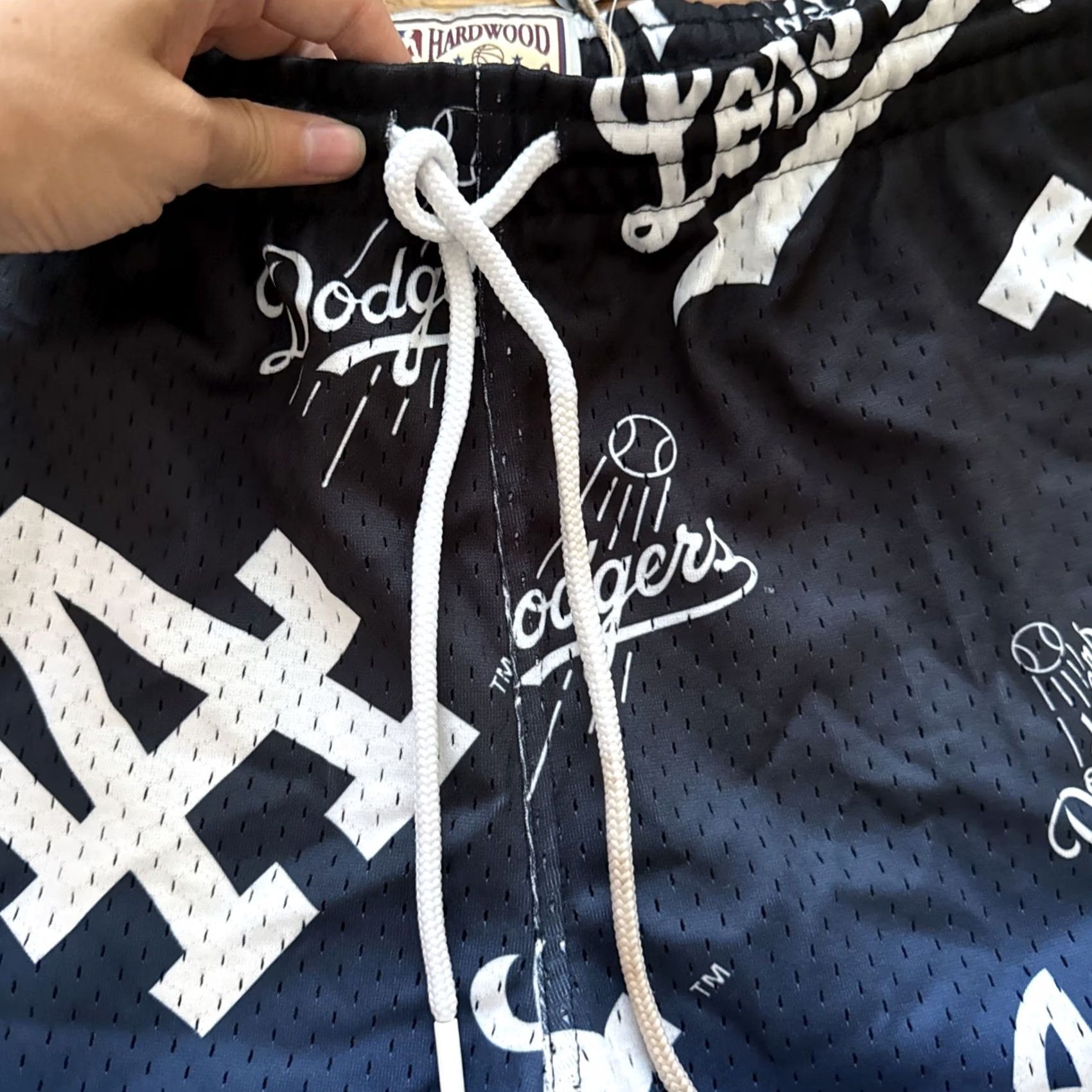 Mitchell & Ness Mitchell And Ness Dodgers Royal Swingman Shorts Men’s XL C13 Blue Cargo Angles? Size US 36 / EU 52 - 4 Thumbnail
