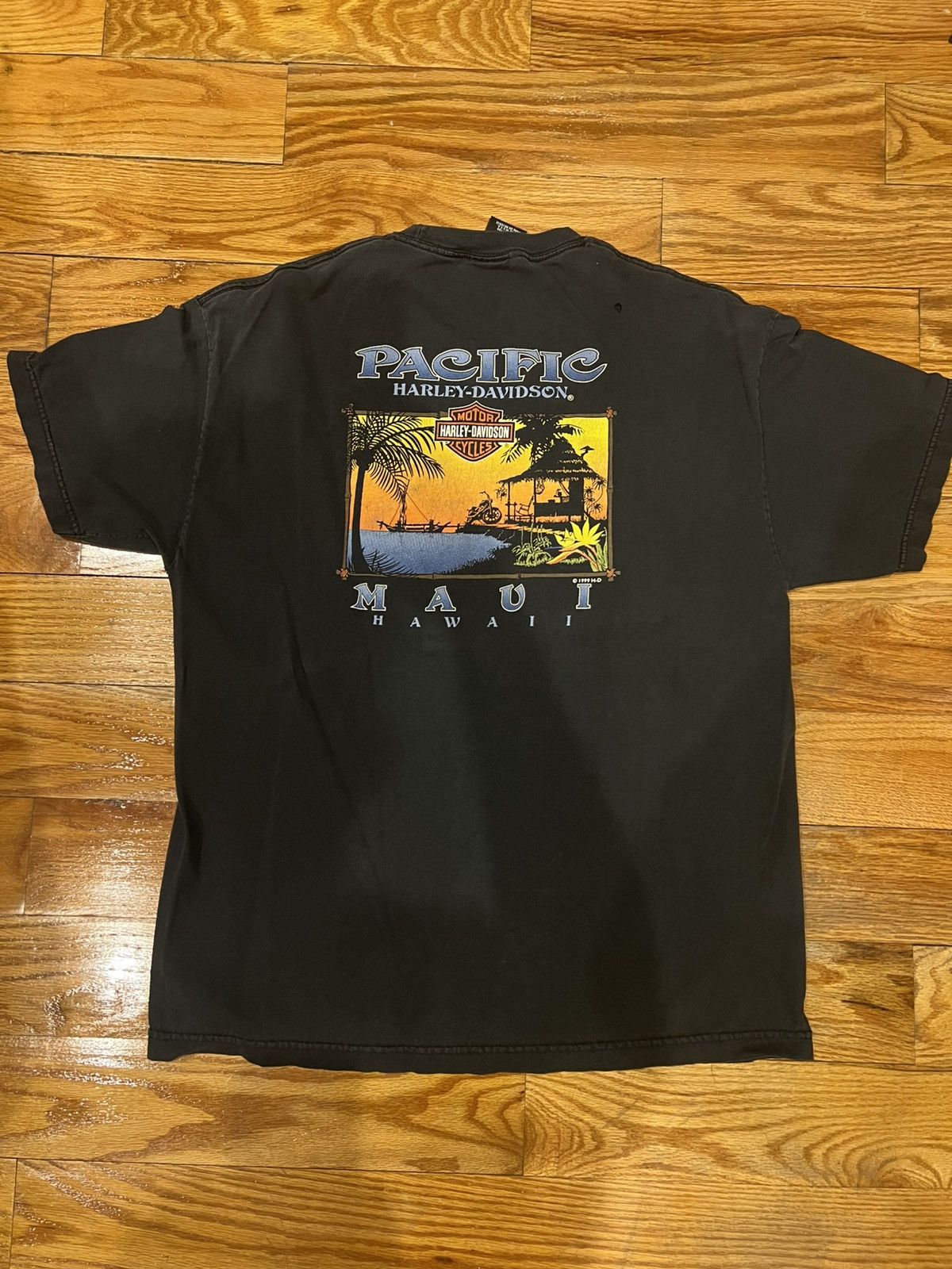 Other Vintage Maui Harley T shirt Size US XL / EU 56 / 4 - 2 Thumbnail