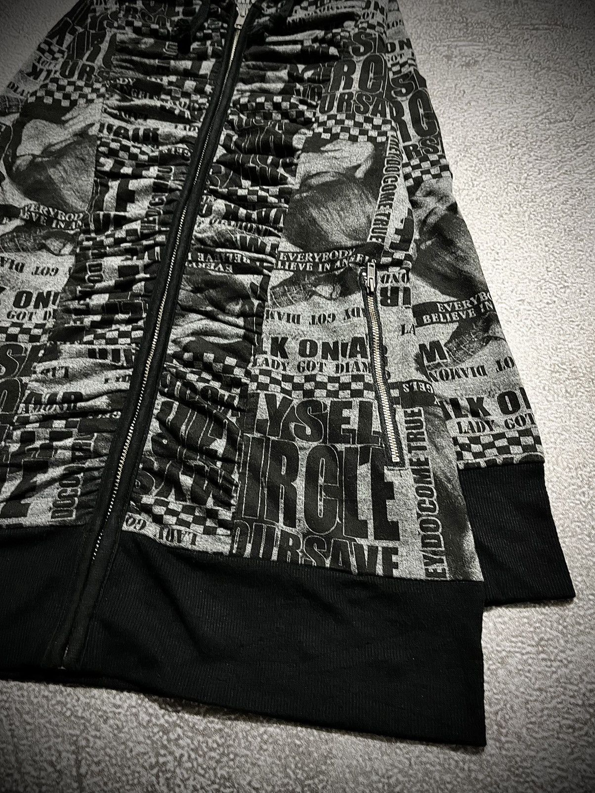 Japanese Brand Japanese Blue Strive Full Print Zip Hoodie y2k Size M / US 6-8 / IT 42-44 - 3 Thumbnail