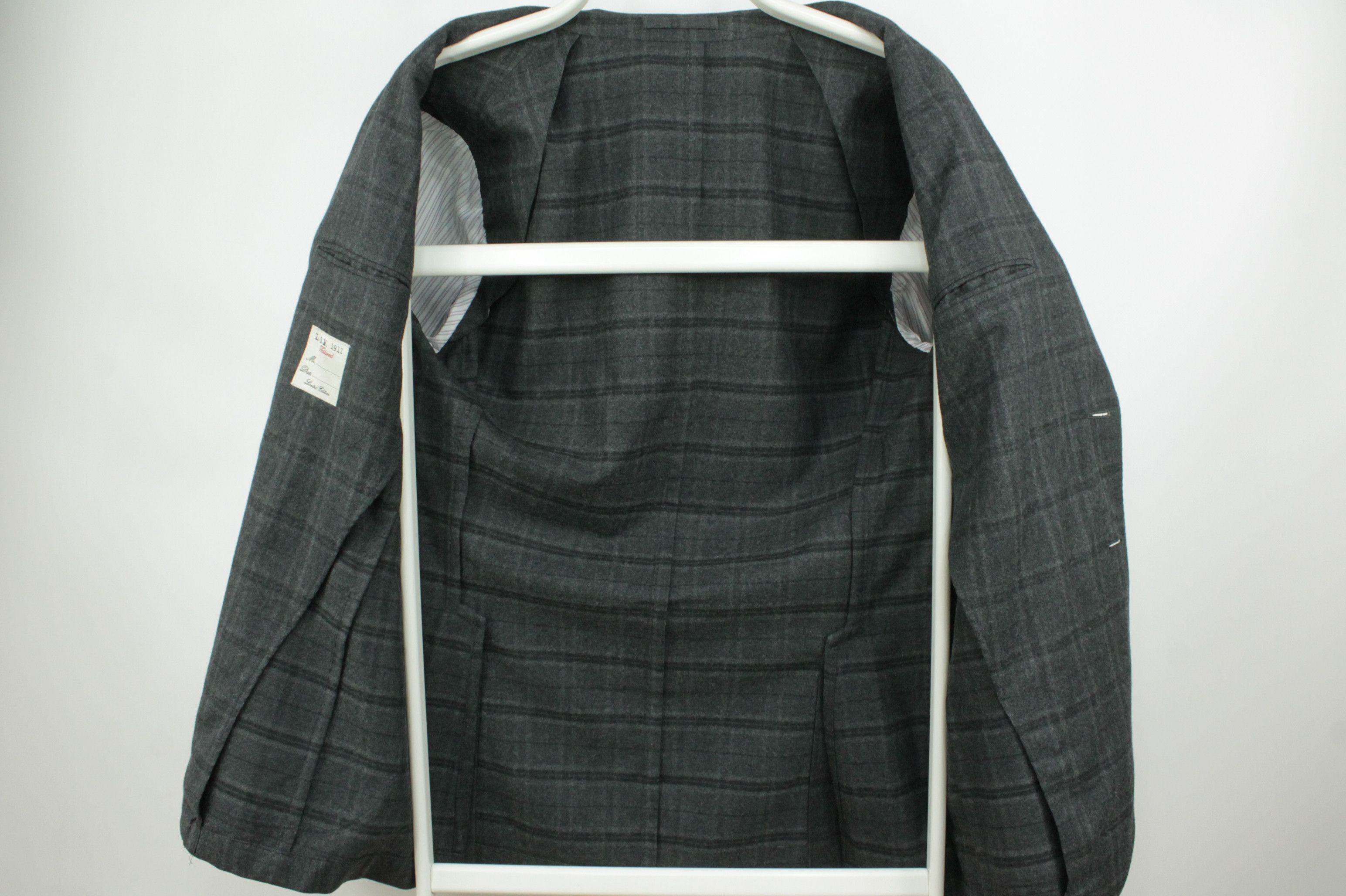 L.B.M. 1911 L.B.M 1911 Light Flannel Wool Check Sport Coat Blazer Jacket Size US M / EU 48-50 / 2 - 6 Thumbnail
