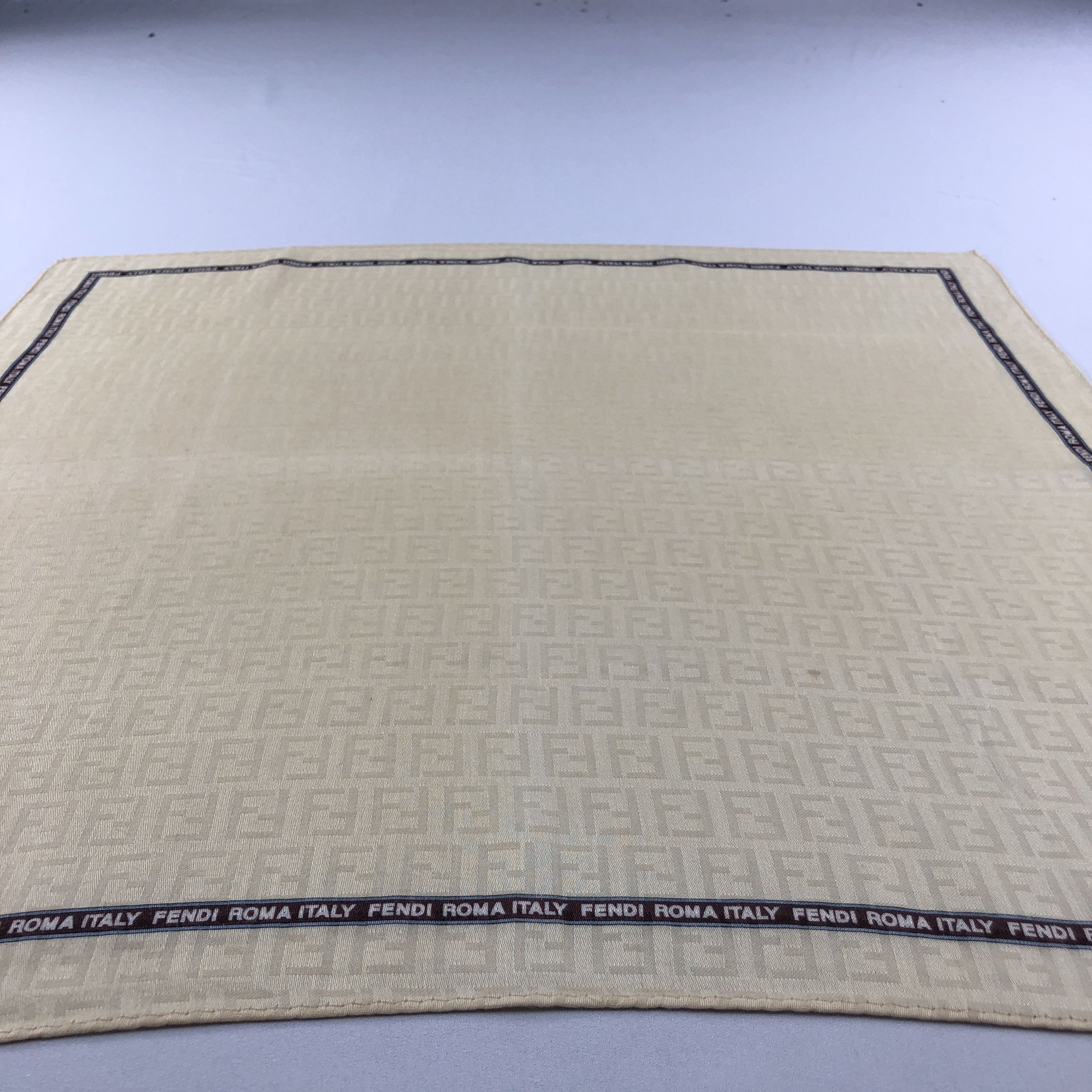 Japanese Brand Fendi Handkerchief Neckerchief Bandana H3075 Size ONE SIZE - 6 Thumbnail