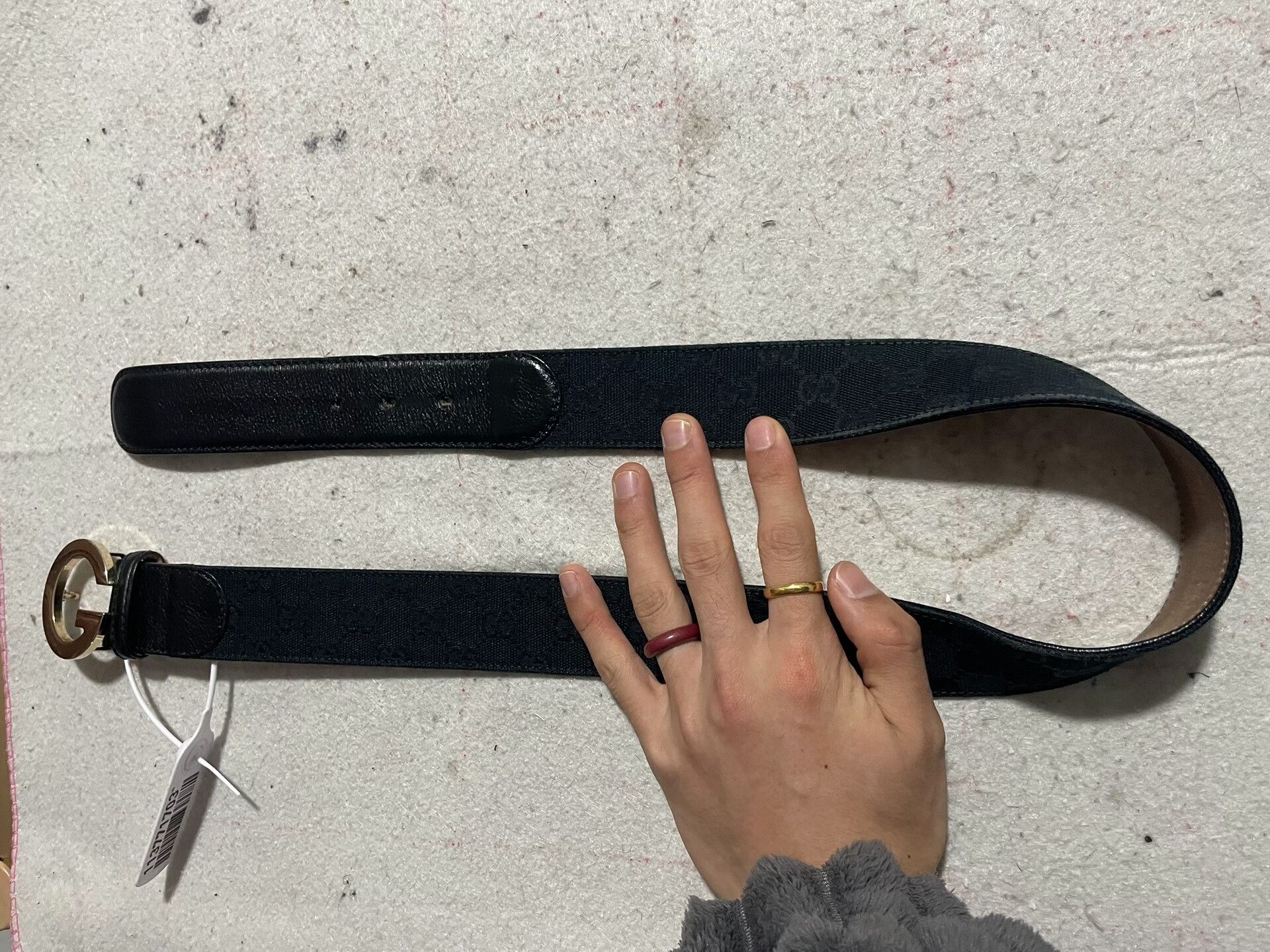 Gucci Gucci Black Leather Belt Size ONE SIZE - 1 Thumbnail