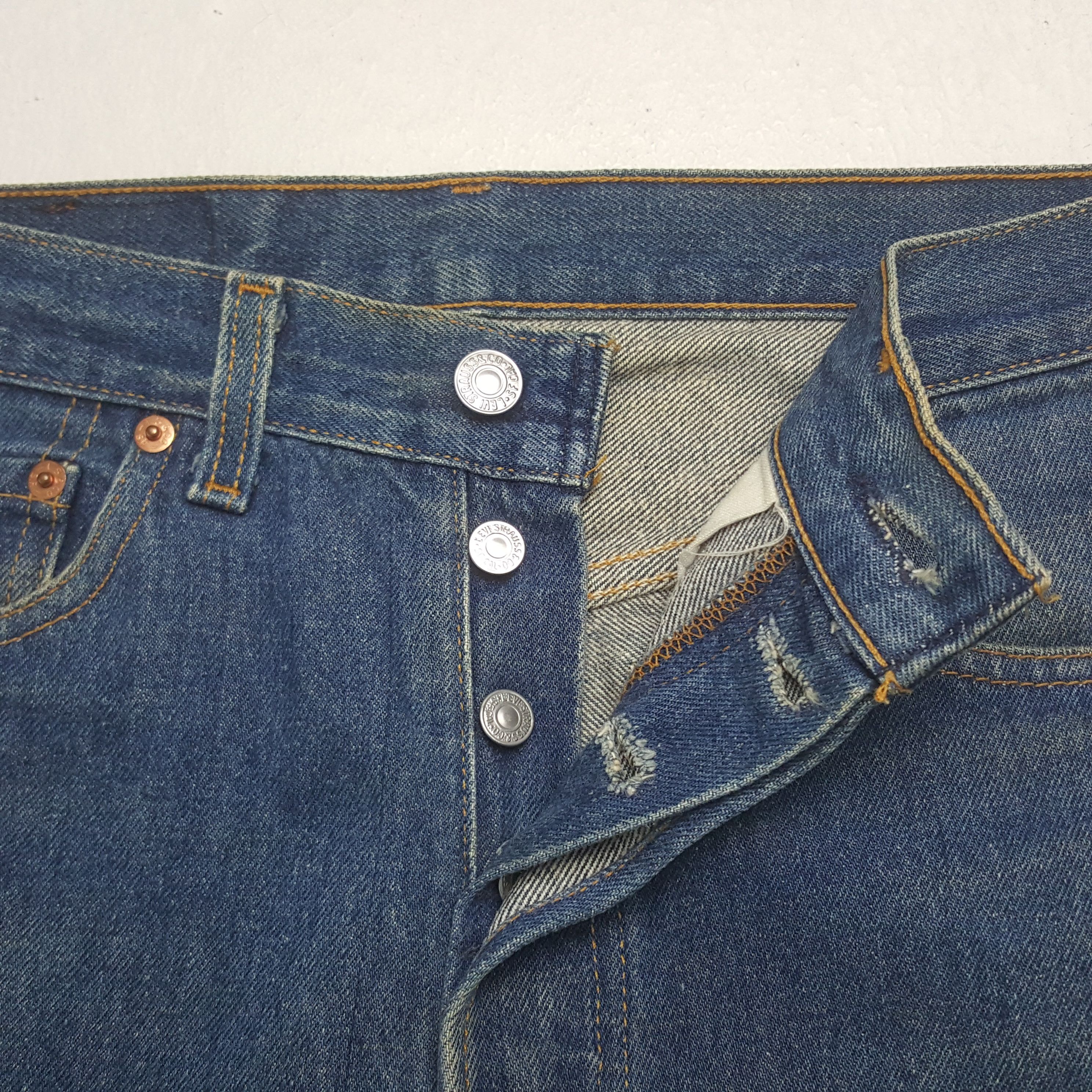 Levi's Vintage Levi's Strauss & Co USA 90's Denim Jeans RR12 Size US 29 - 7 Thumbnail
