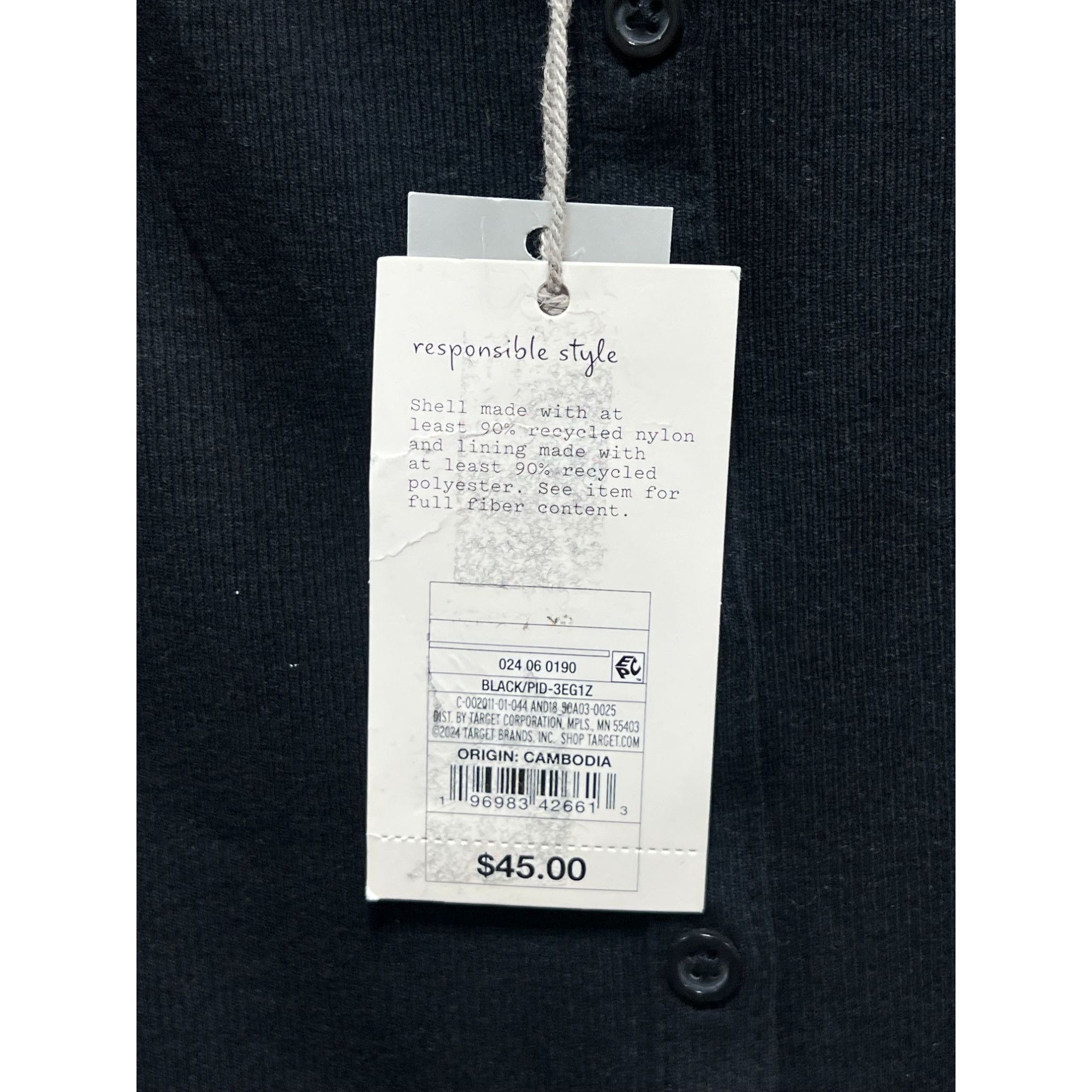 Other A New Day - Women's Botton Front Cardigan Sweater - Black - Size XXL / US 16-18 / IT 52-54 - 8 Thumbnail