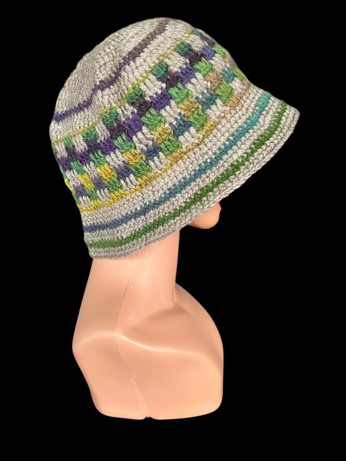 Japanese Brand × Kapital × Vintage Crochet Knitted Handmade Bucket Hats Size ONE SIZE - 2 Thumbnail